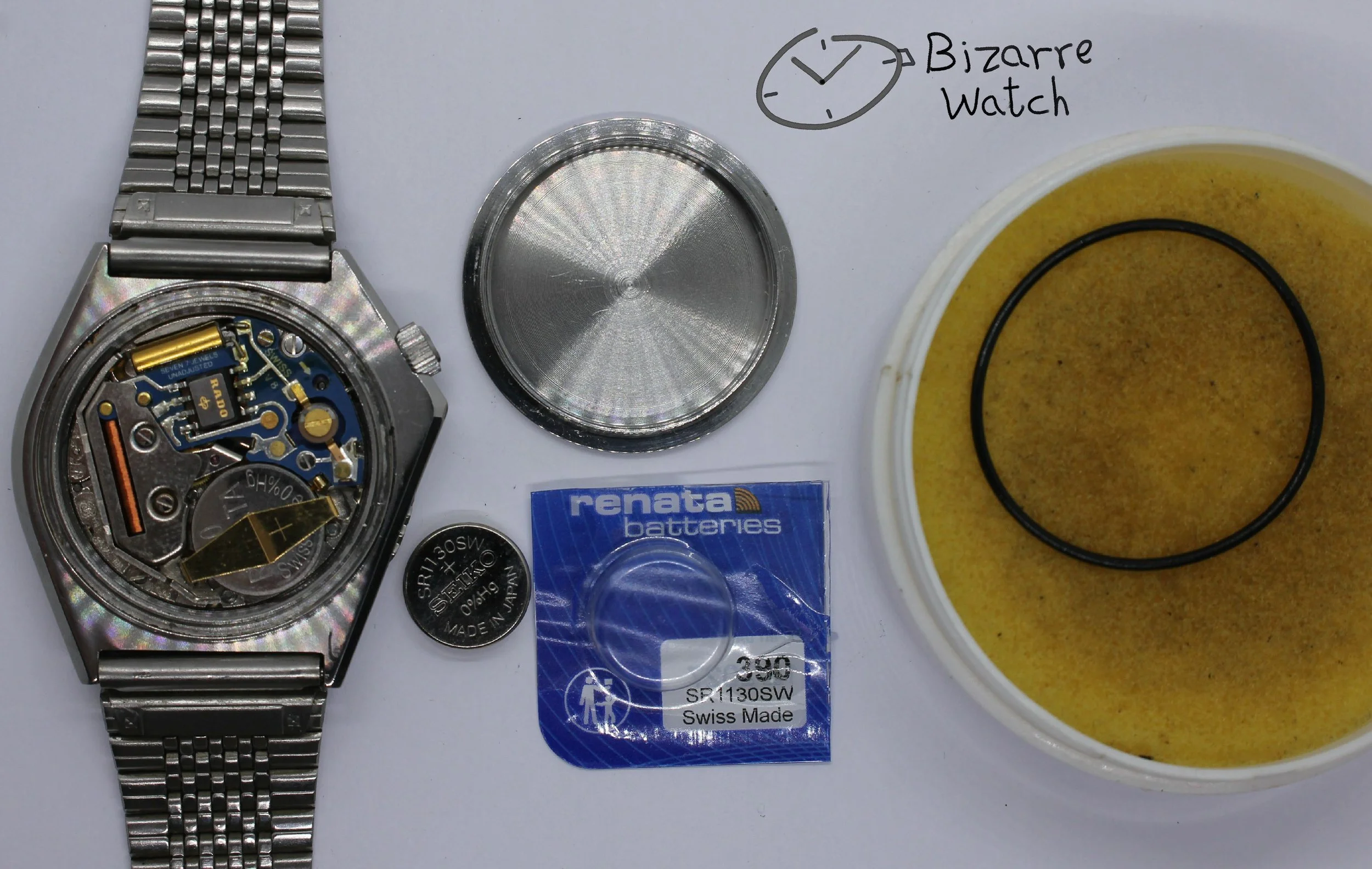 RARE Vintage Rado 738.9500.4 Diver ETA 952.111 Watch — bizarrewatch