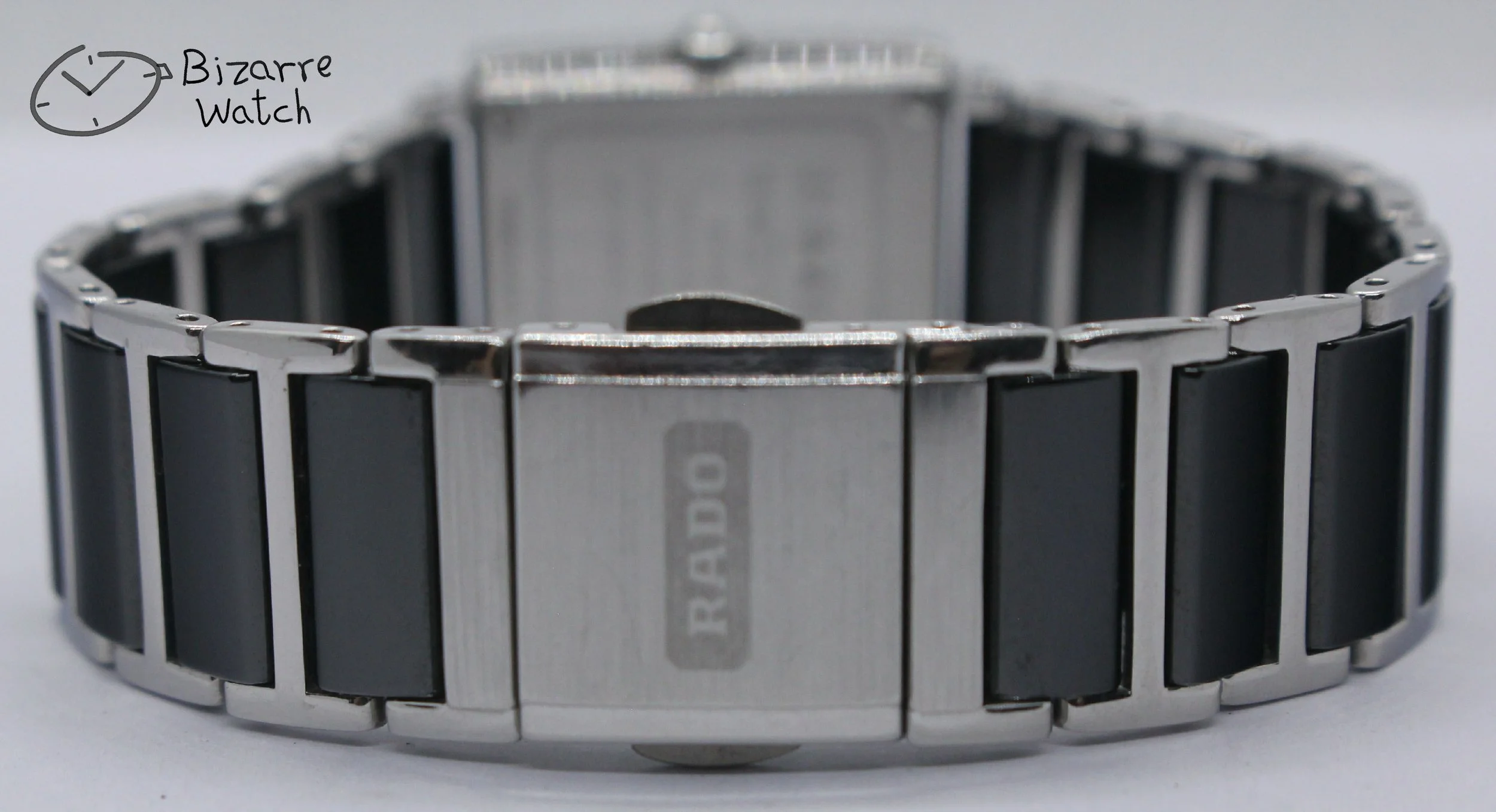 titanium clasp 04440 full 42 Diamonds Ladies Rado Ceramic Rado Jubilé Integral Jubile 153.0430.3 Watch women ladies black silver bizarre