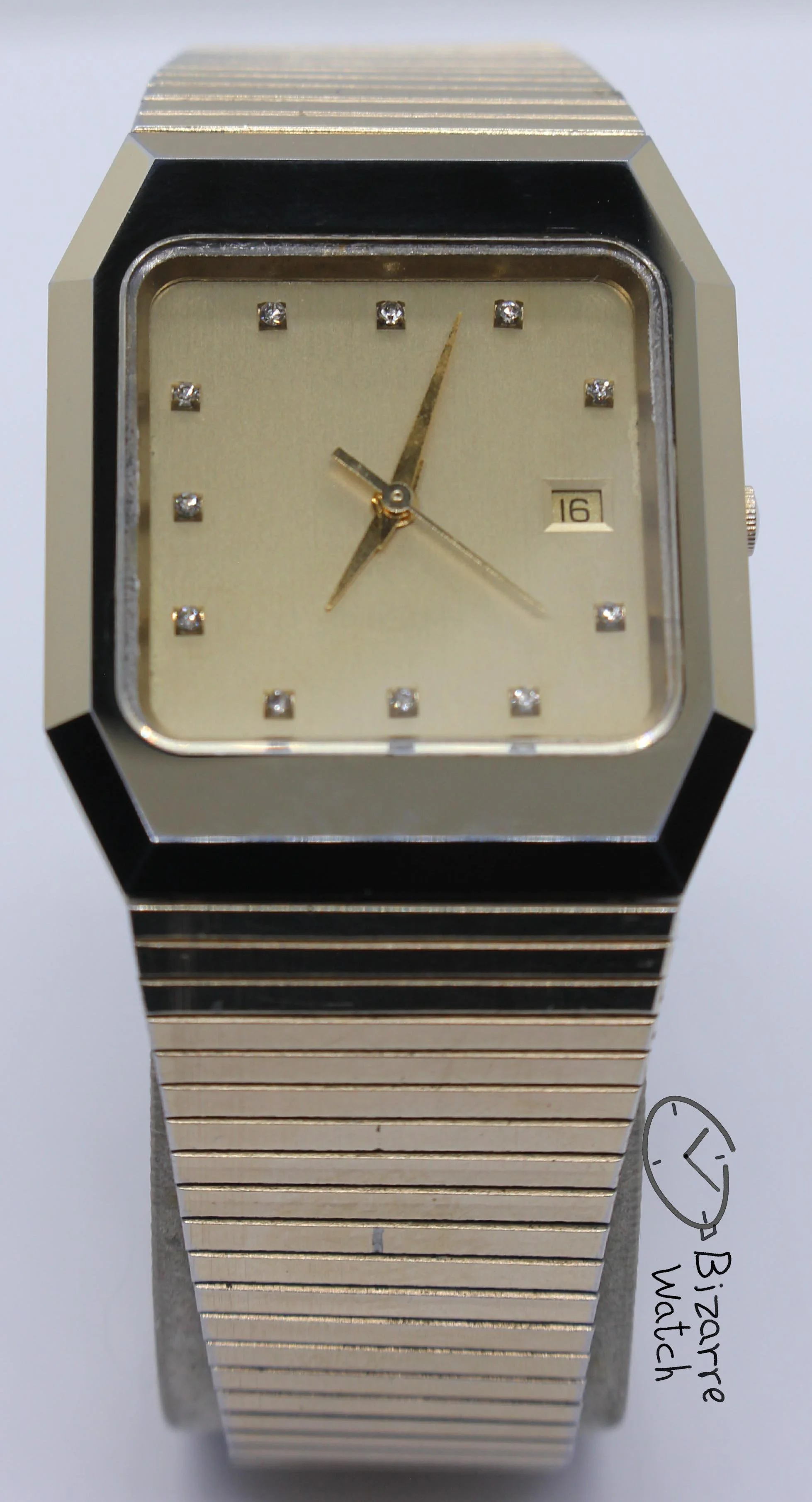 diamond tungsten sterile dial Vintage Scratchproof Rado Diastar 129.0325.3 Tungsten Goldplated Unisex Watch bizarre women men unisex