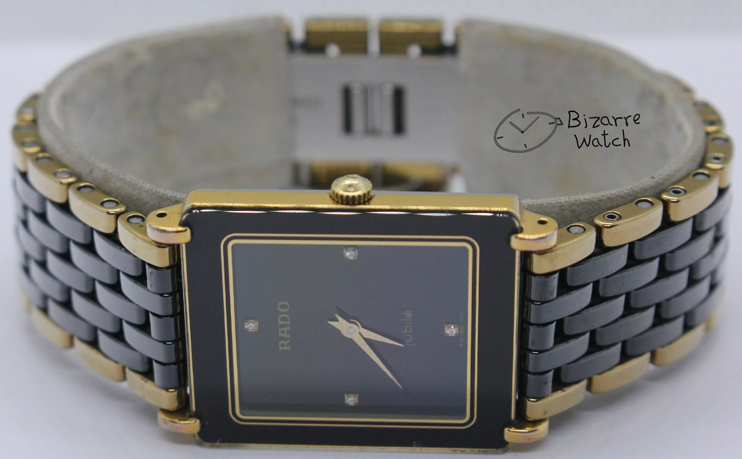 polarised polarized lens view 4 diamonds diamond vintage Jubilé Scratchproof Rado Jubile Diastar 204.0356.3 High Tech Ceramics  ceramic Watch ladies women preowned used