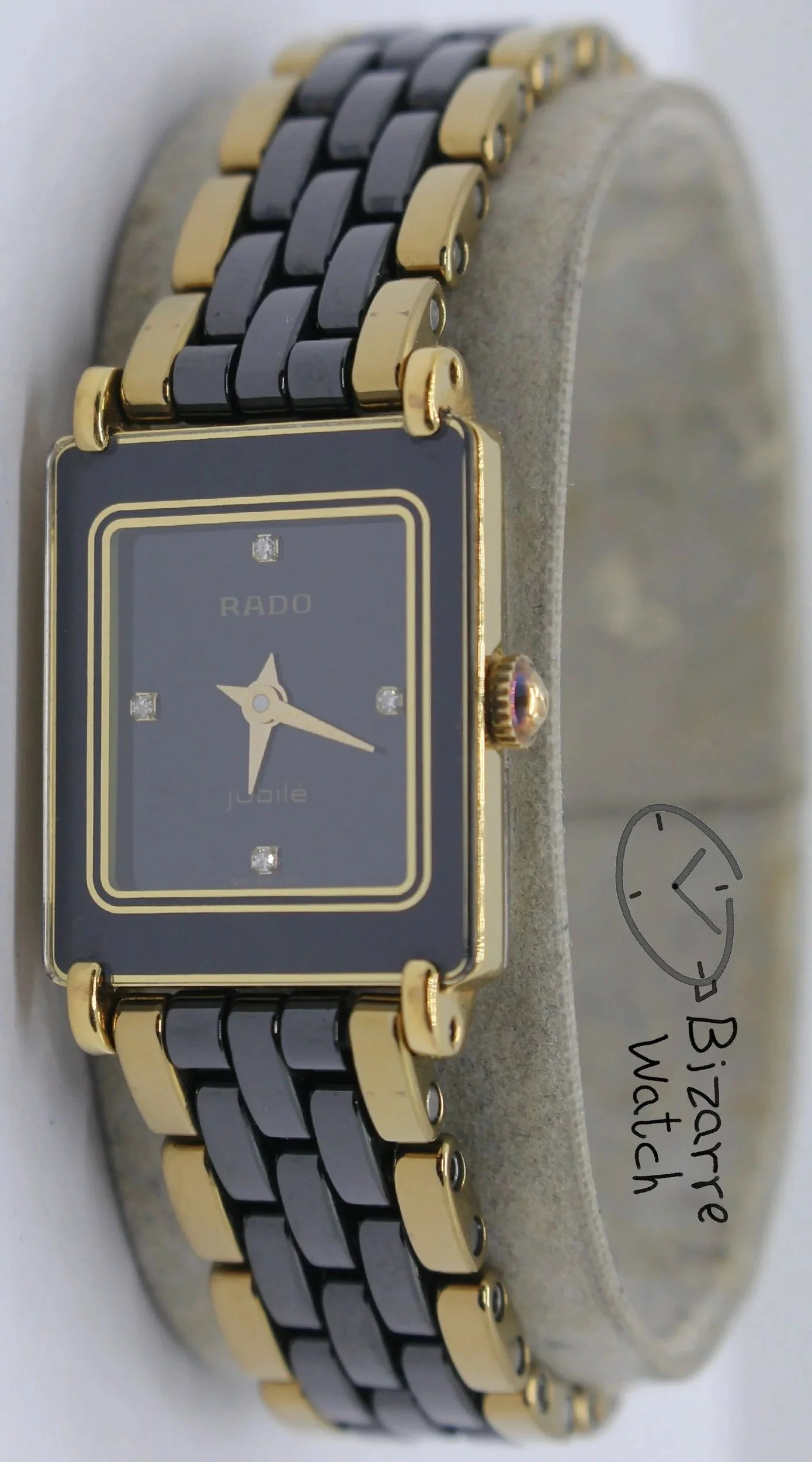 diamonds diamond vintage Jubilé Scratchproof Rado Jubile Diastar 204.0357.3 High Tech Ceramics  ceramic Watch ladies women preowned used