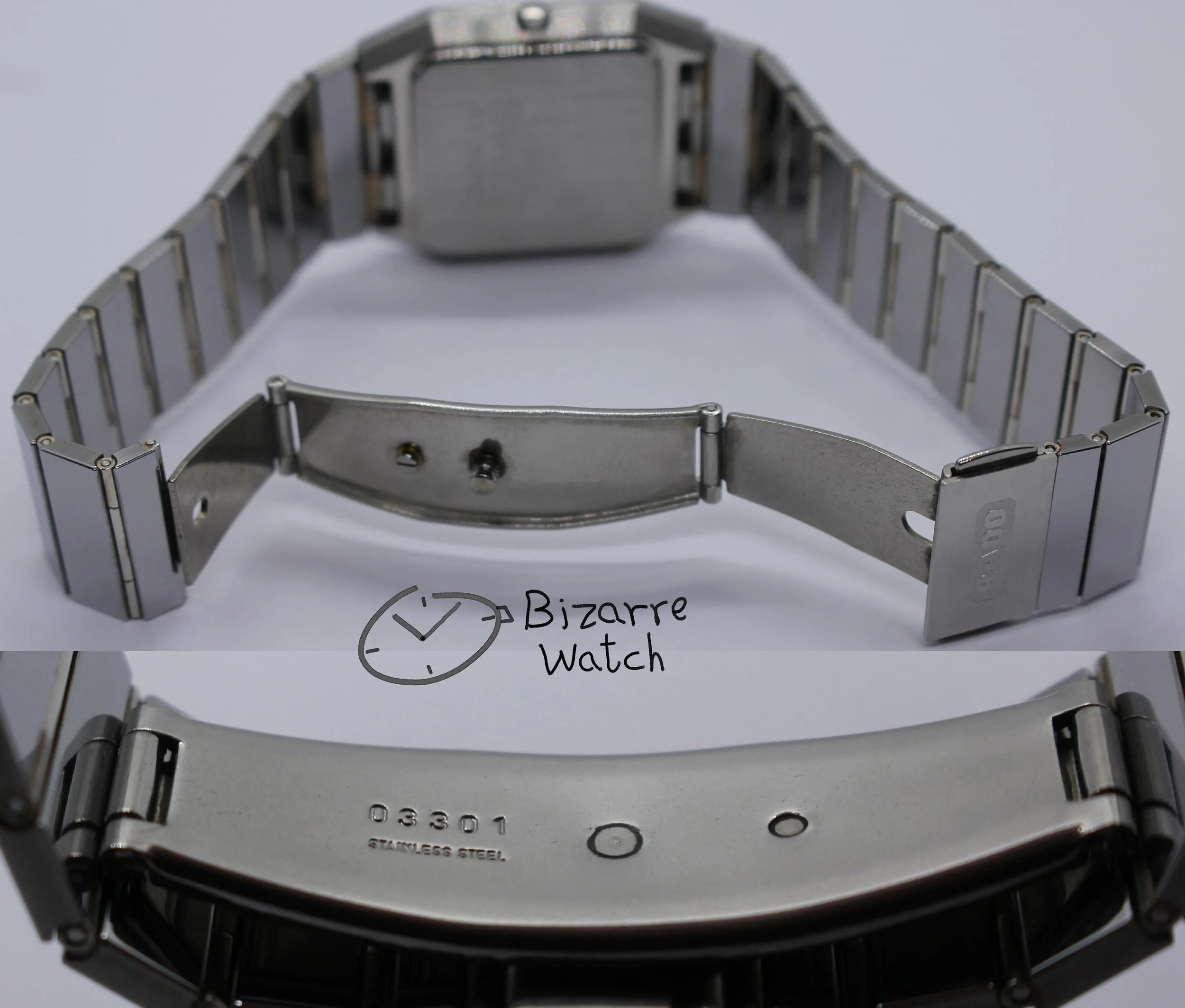 clasp 03301 rare black diamond silver Vintage Scratchproof Rado Diastar 129.0292.3 Tungsten Mirror Finish Unisex Watch men women