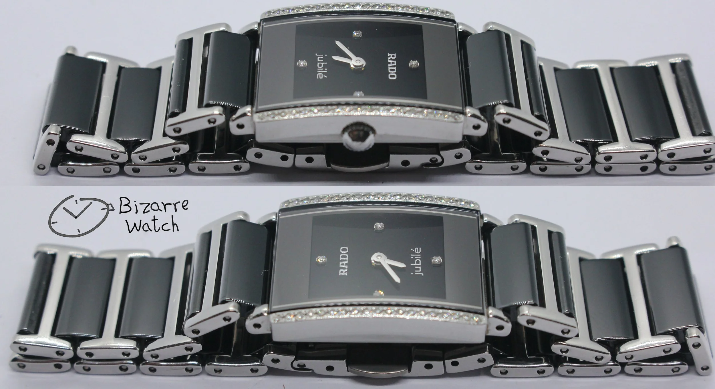 polarised polarized lens view full 42 Diamonds Ladies Rado Ceramic Rado Jubilé Integral Jubile 153.0430.3 Watch women ladies black silver bizarre