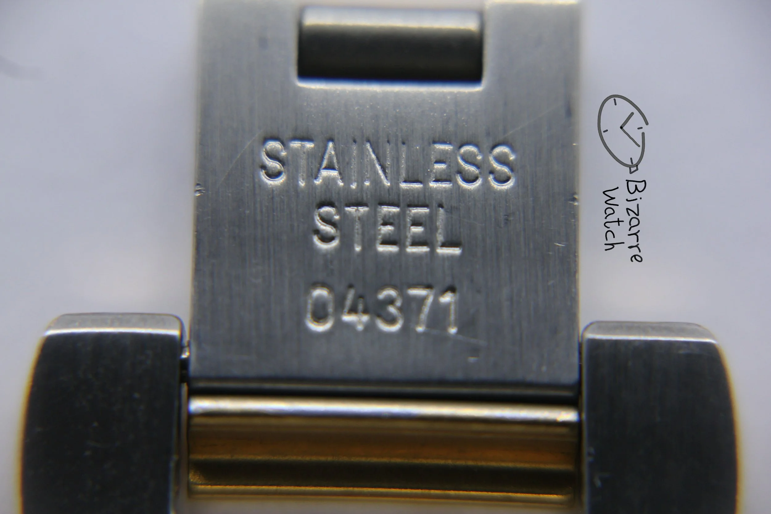 band links clasp 04371 vintage sapphire crystal Rado Florence Goldplated 160.3677.2 two tone bracelet Watch bizarre bizarrewatch men women unisex