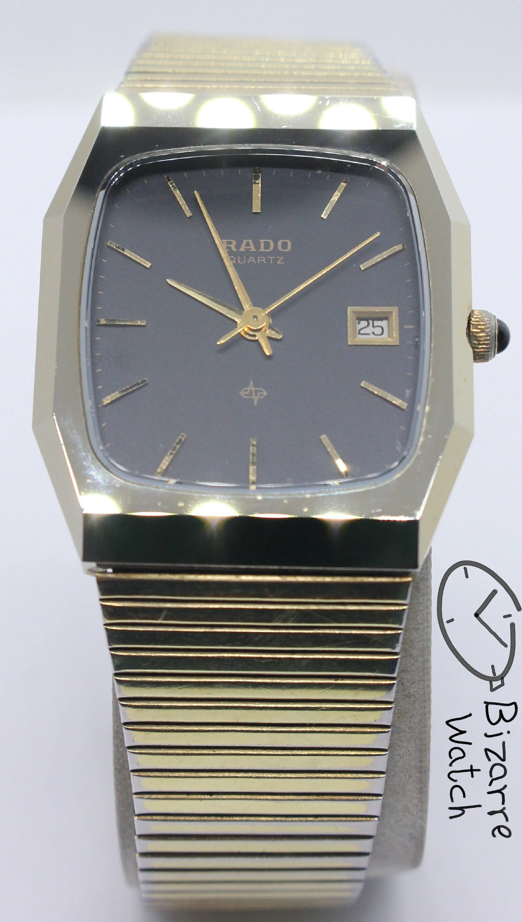 goldplated gold plated bracelet Vintage Scratchproof Rado Diastar 129.9500.9 Tunsgten Carbide Goldplated Watch men women unisex pre-owned pre-owned bizarre