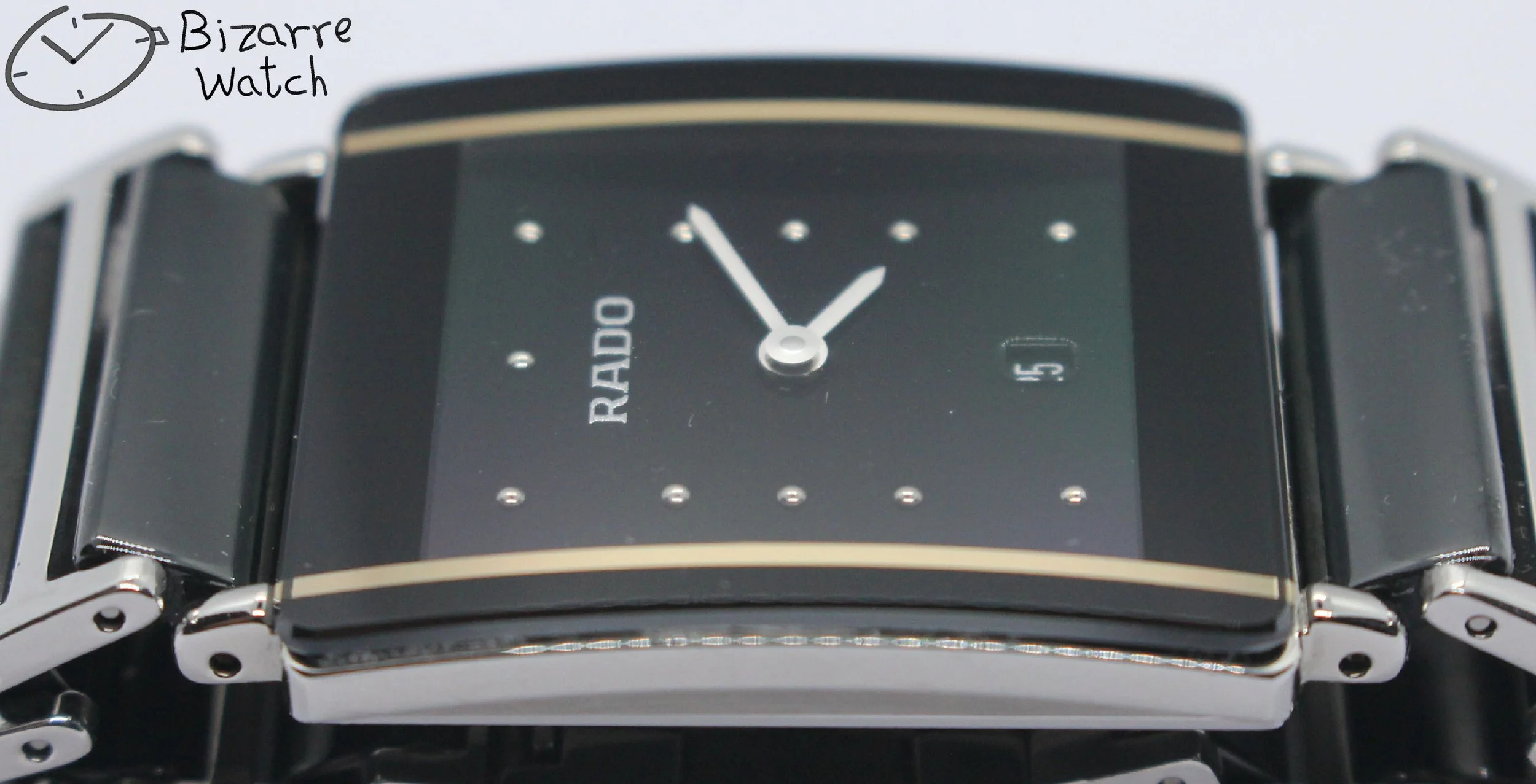 polarized polarised lens view Scratchproof Rado Black Ceramic Diastar Integral 160.0486.3 Watch men gents bizarre bizarrewatch