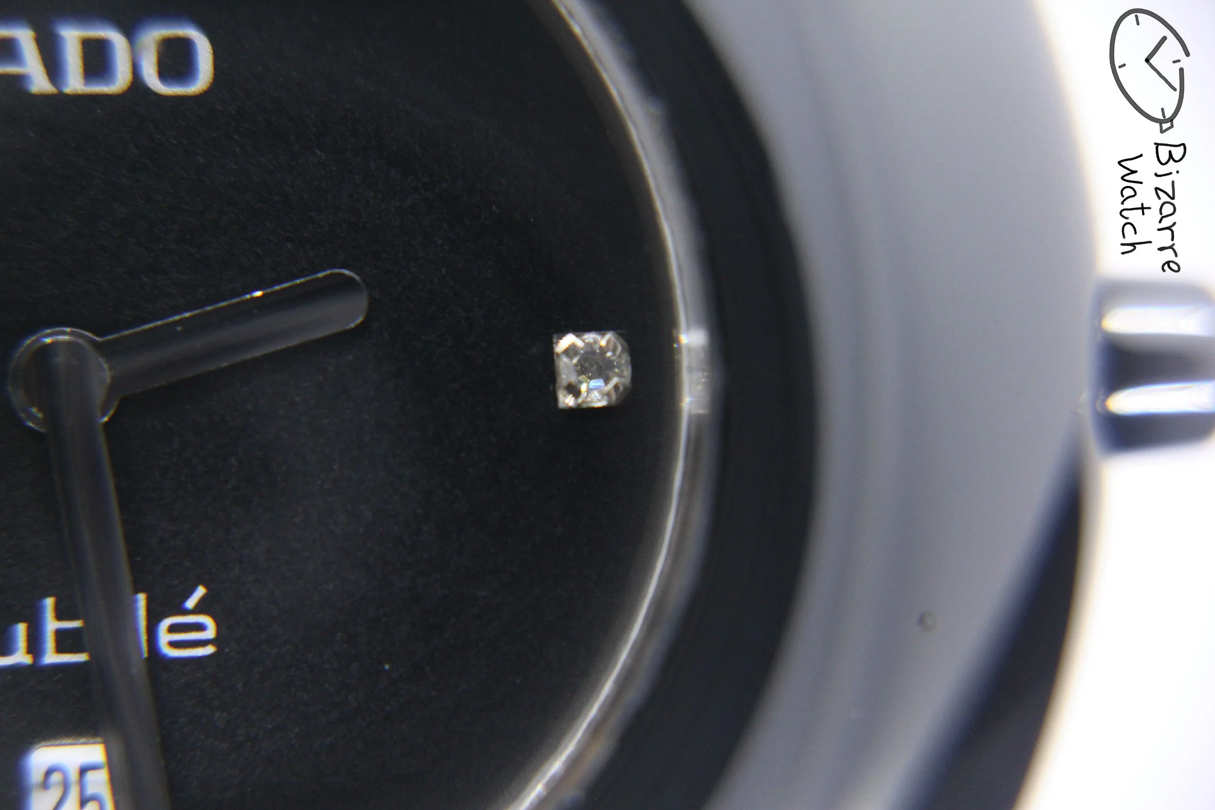 dial 072 hands logo Scratchproof Rado Xeramo Jubilé Jubile 37mm Black Ceramic 160.0453.3 Watch bizarrewatch bizarre men women unisex gents