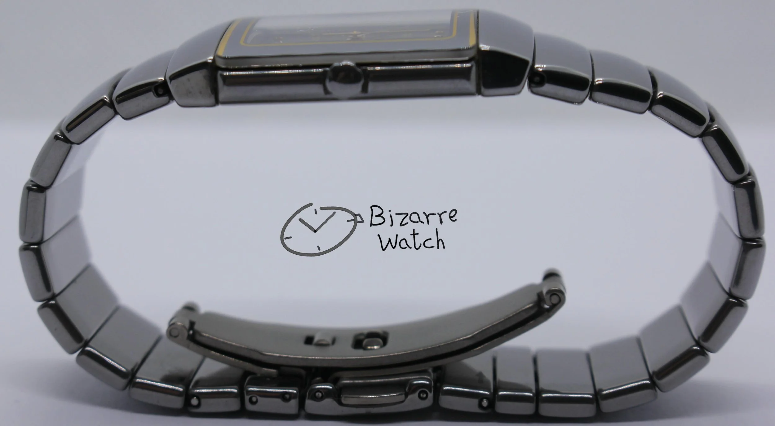 side view vintage scratchproof Rado Diastar Sintra 29mm Silver 152.0332.3 Ceramic Titanium Watch bizarre women men unisex