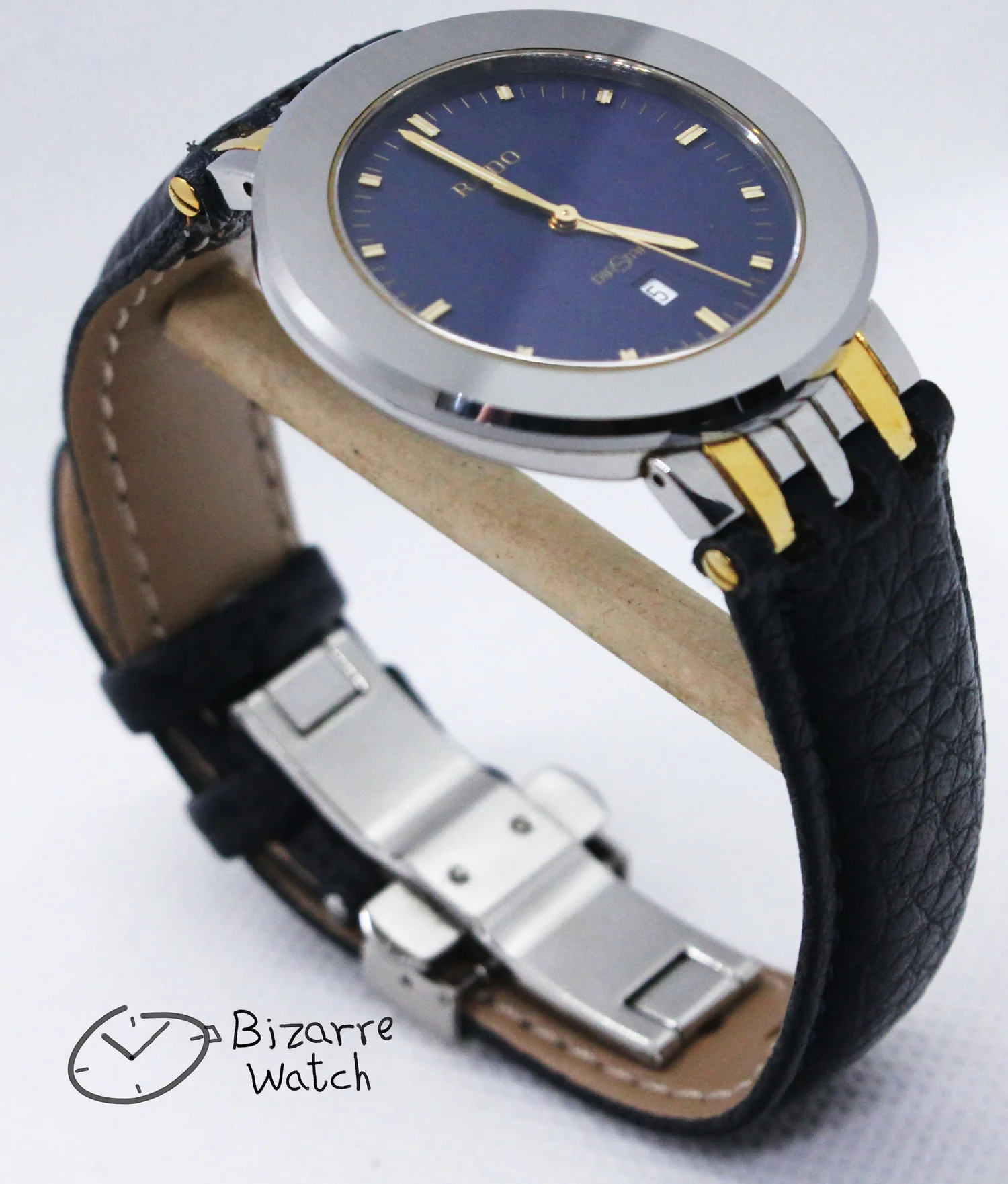 Rado Diastar 152.0343.3 35mm Tungsten Carbide Bezel Navy Blue 
