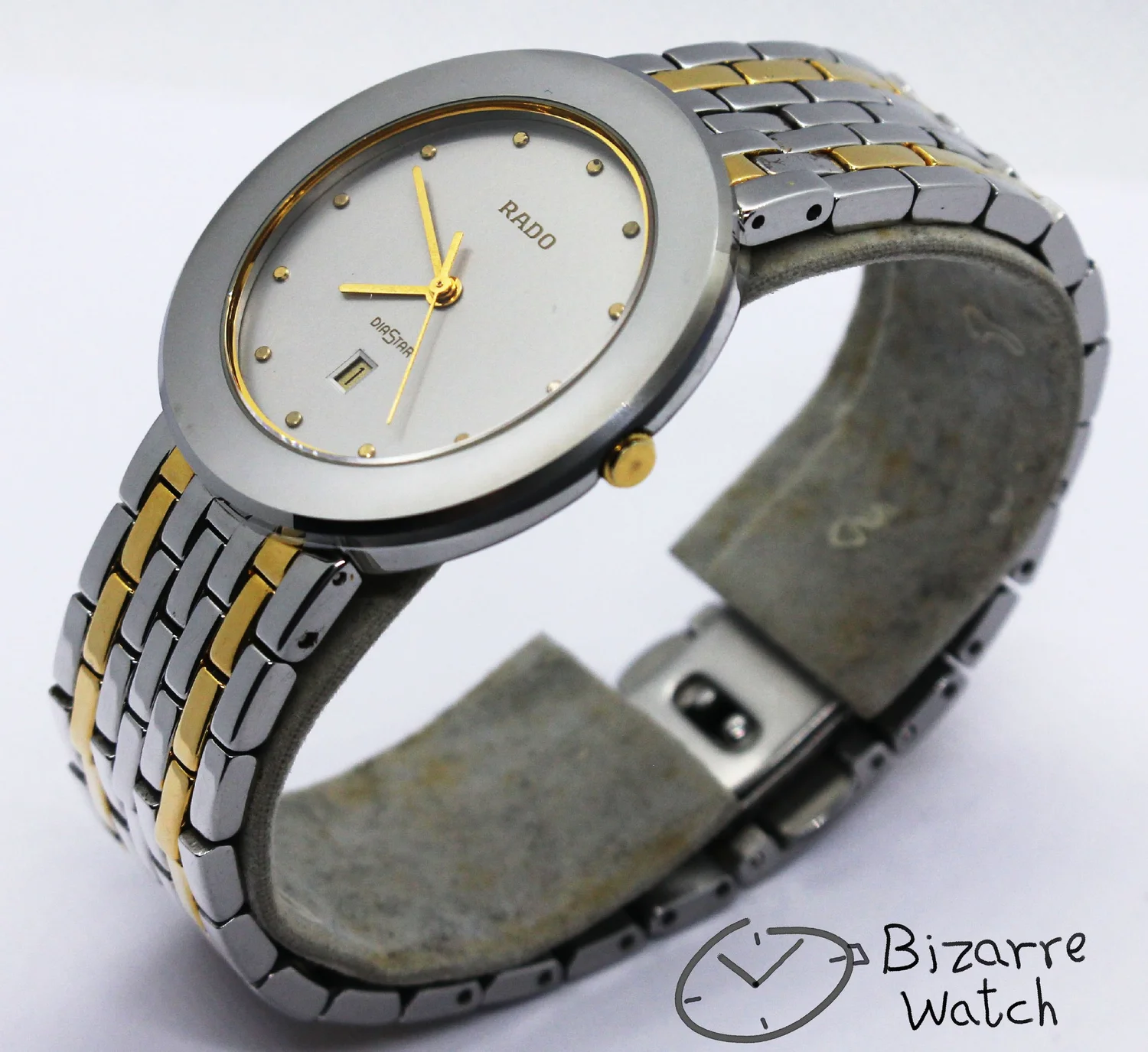 Scratchproof Rado Diastar Carbide Bezel Silver Dial 36mm Silver 