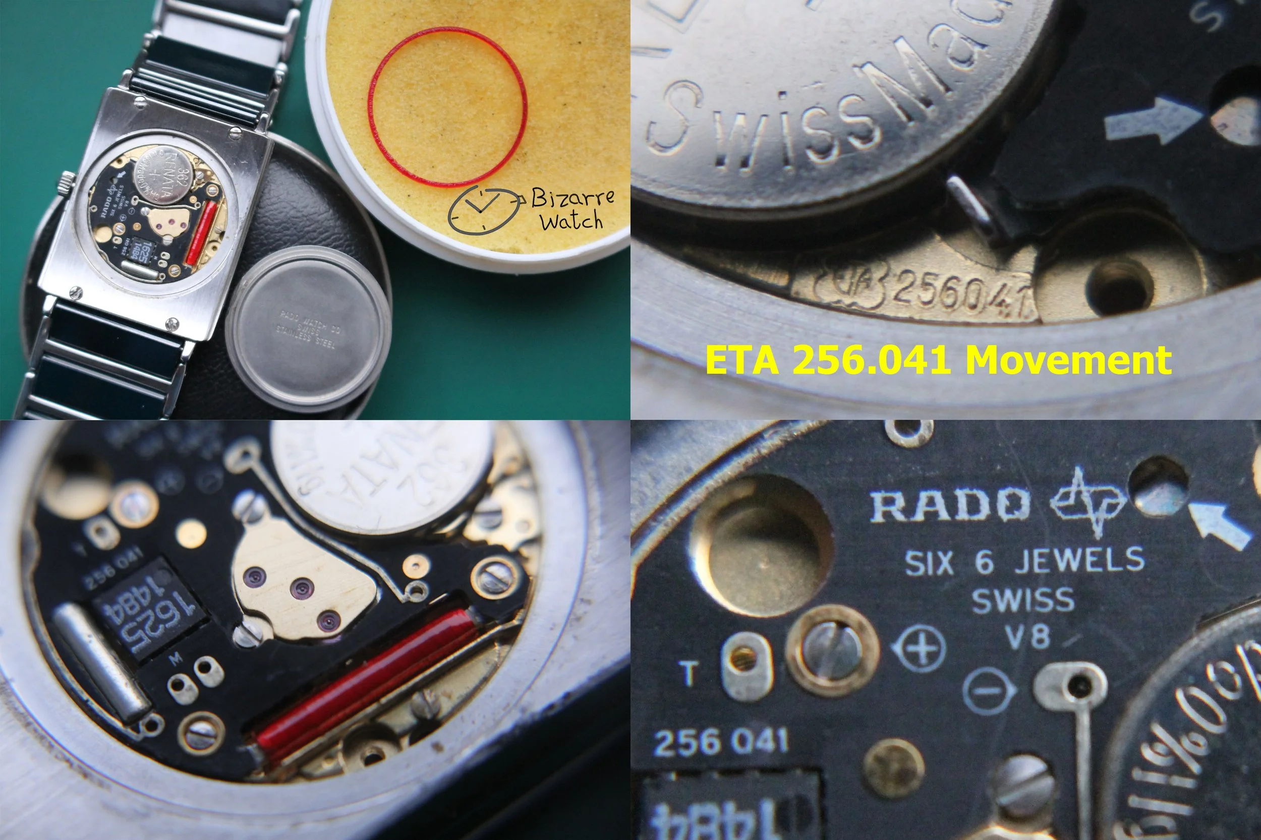 RARE Scratchproof Ceramic 24mm Rado Diastar Integral 160.0318.3N 