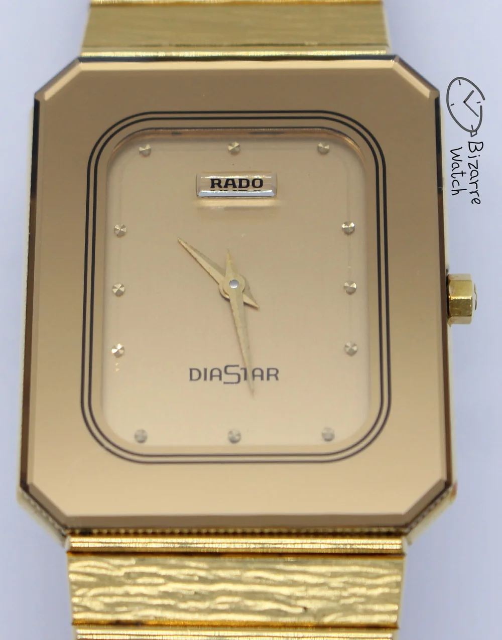 Goldplated Rado V2200 135.1013.3 Diastar Sapphire Crystal Watch 