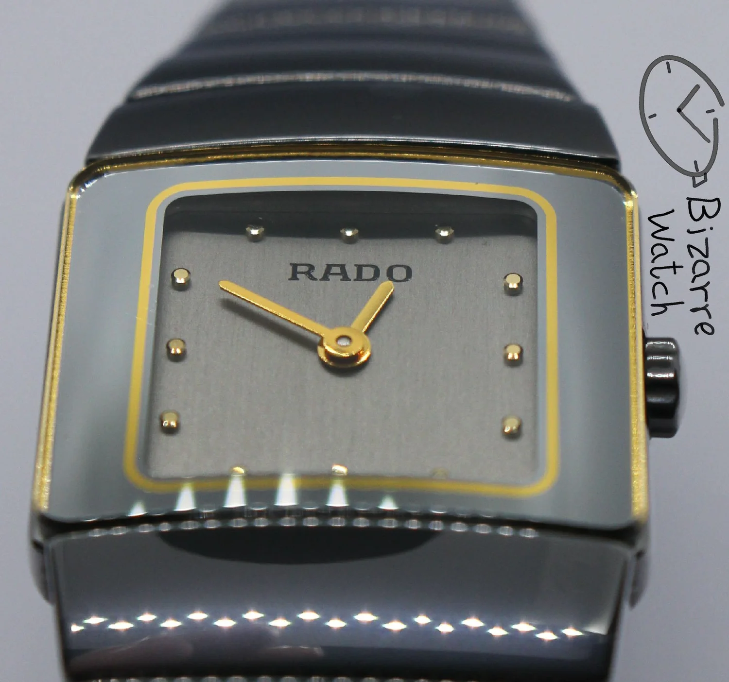 Rado Diastar Sintra – Montre Bracelet Luxe Lady Avec Fil Doré, Fabrication Suisse – Occasion En Très Bon état