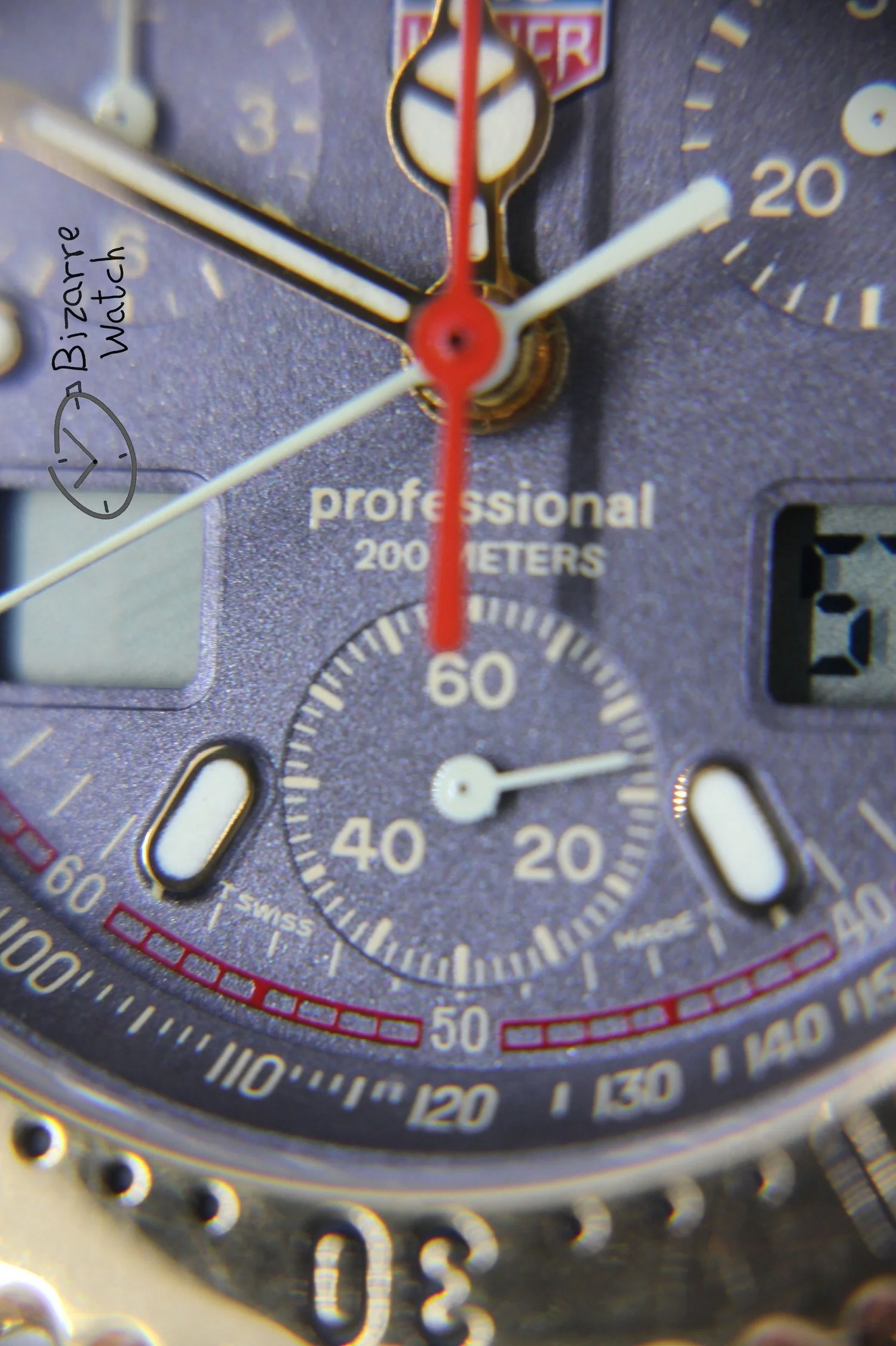Full Set With Box & Papers: TAG HEUER SEL Chronograph Two Tone 