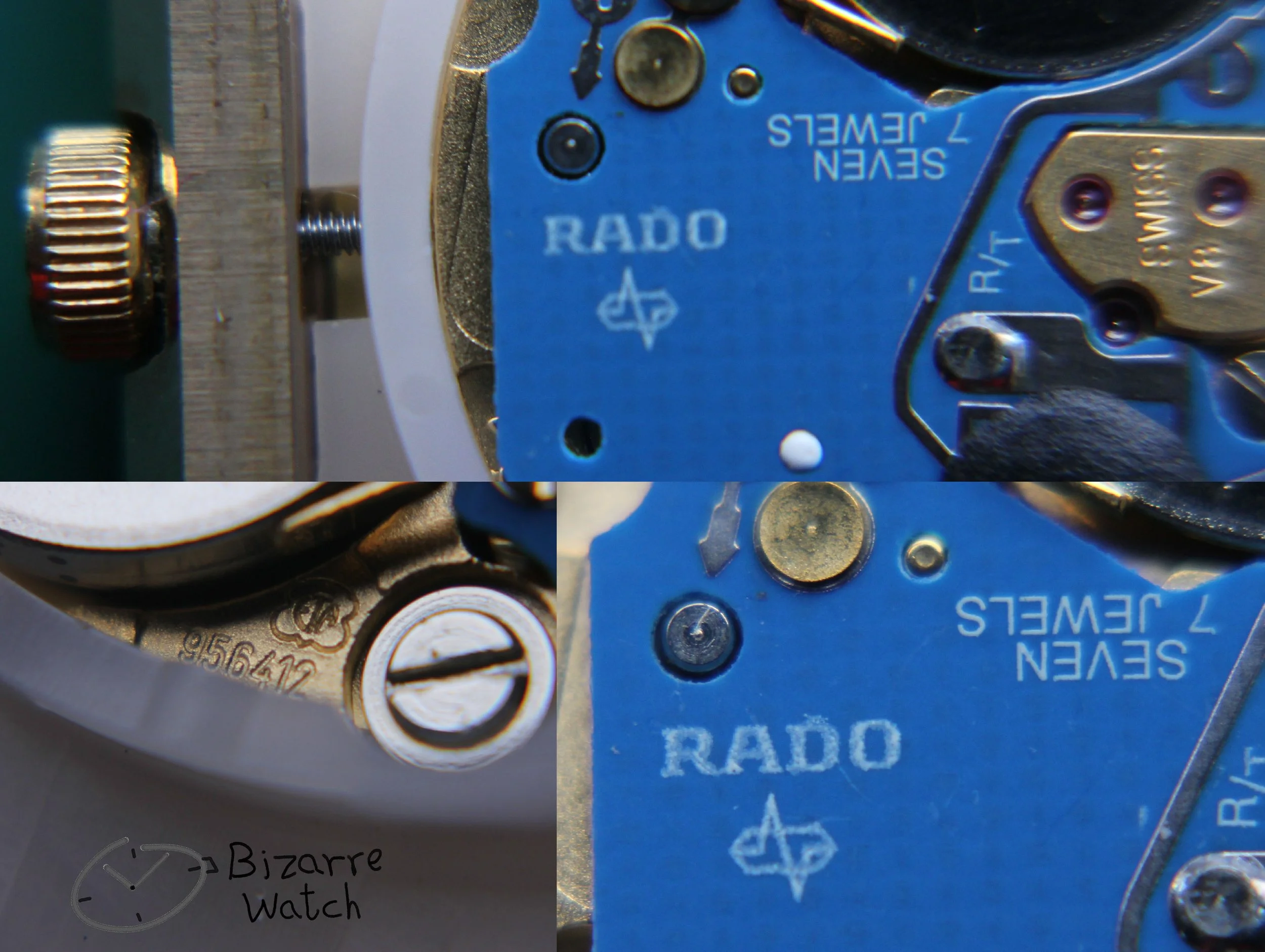 Scratchproof RADO Diastar 129.9540.3 Watch New Battery — bizarrewatch
