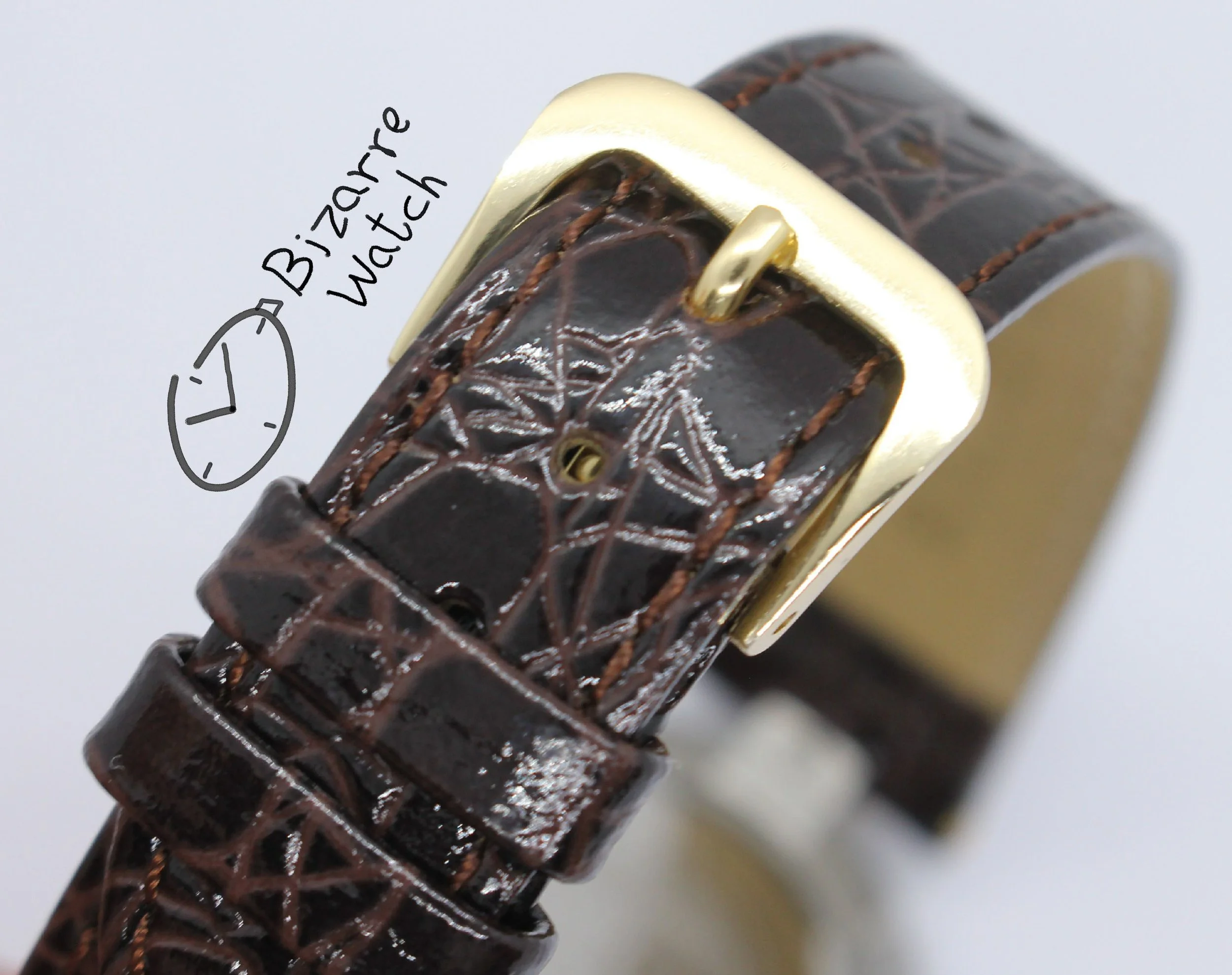 buckle crocodile domed dome vintage Rado La Coupole 129.3575.4 129.3575.4N 129.4075.4 33mm Domed Brown Sapphire Leather Strap Watch mirror bizarre ladies women men unisex