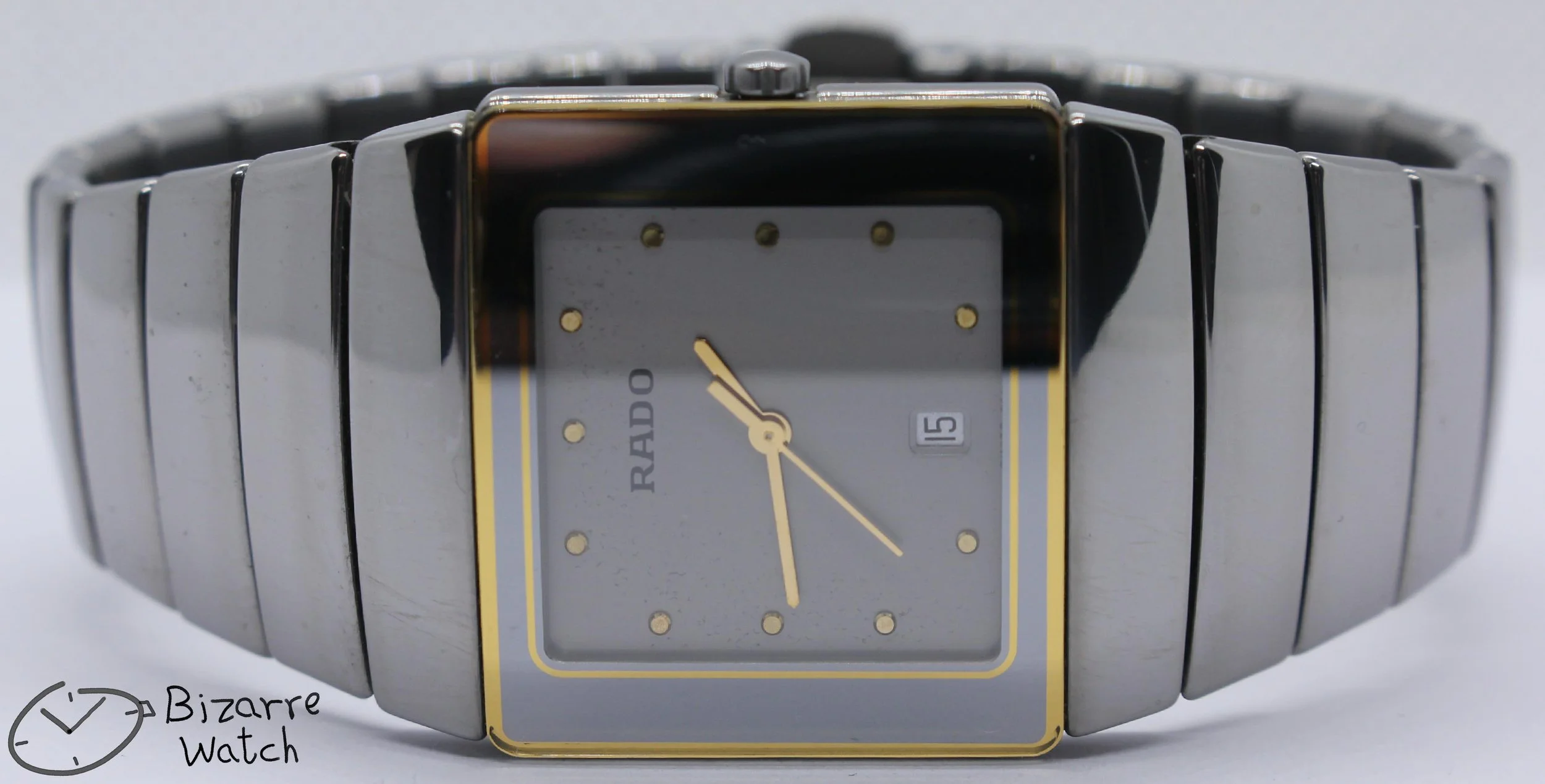 vintage scratchproof Rado Diastar Sintra 29mm Silver 152.0332.3 Ceramic Titanium Watch bizarre women men unisex