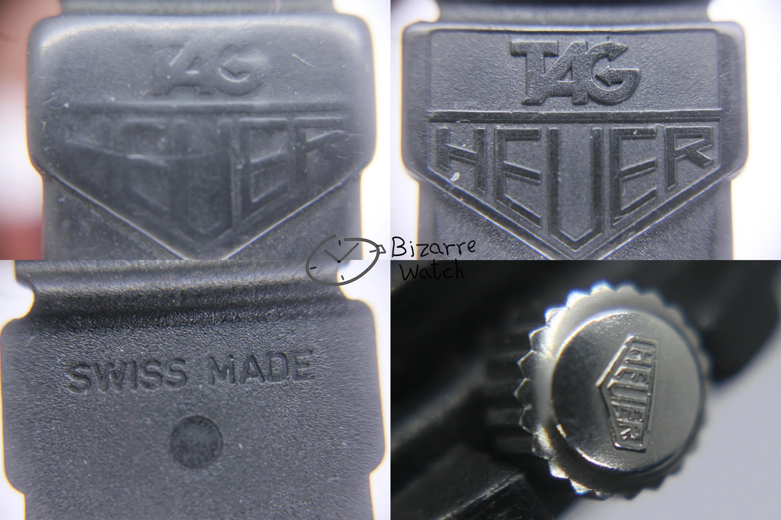 swiss made original rubber strap band Vintage TAG HEUER Formula 1 200M All Black With Date 383.513 Watch men unisex
