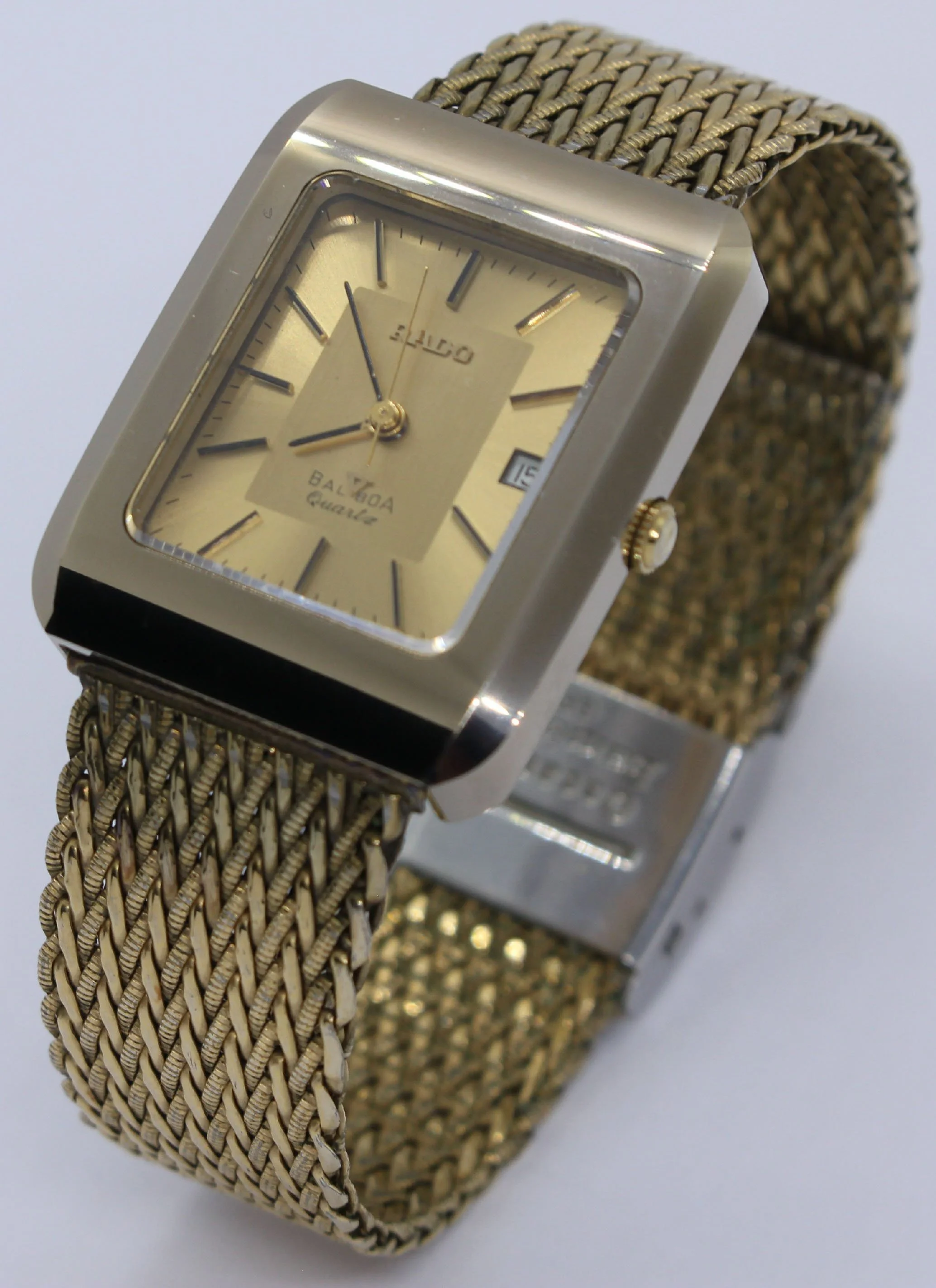 Gold Filled Vintage Scratchproof Rado Balboa K16 Tungsten Watch bizarre women men ladies gents