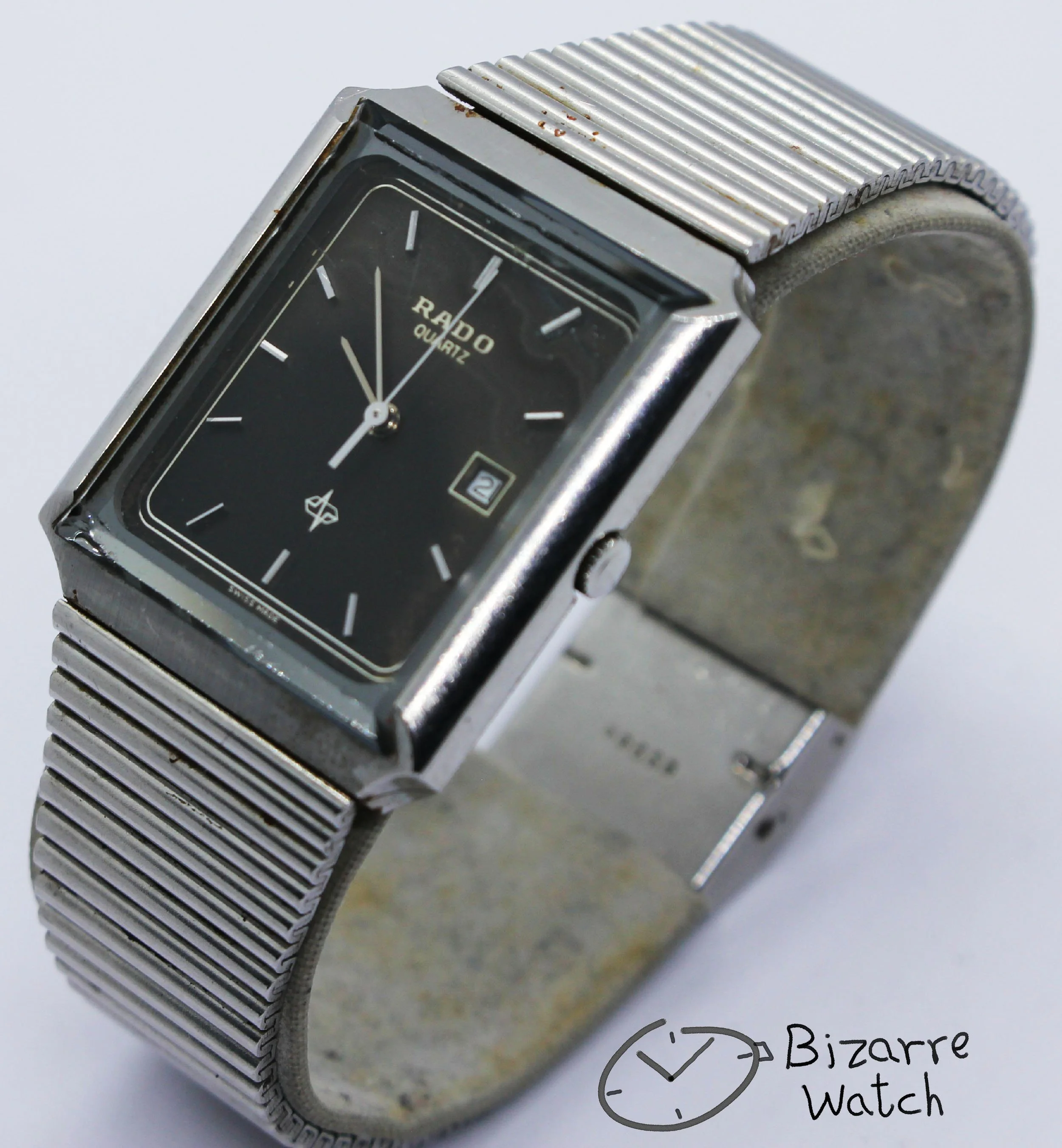Vintage Rado 111.3106.4 stainless steel Watch preowned used bizarre