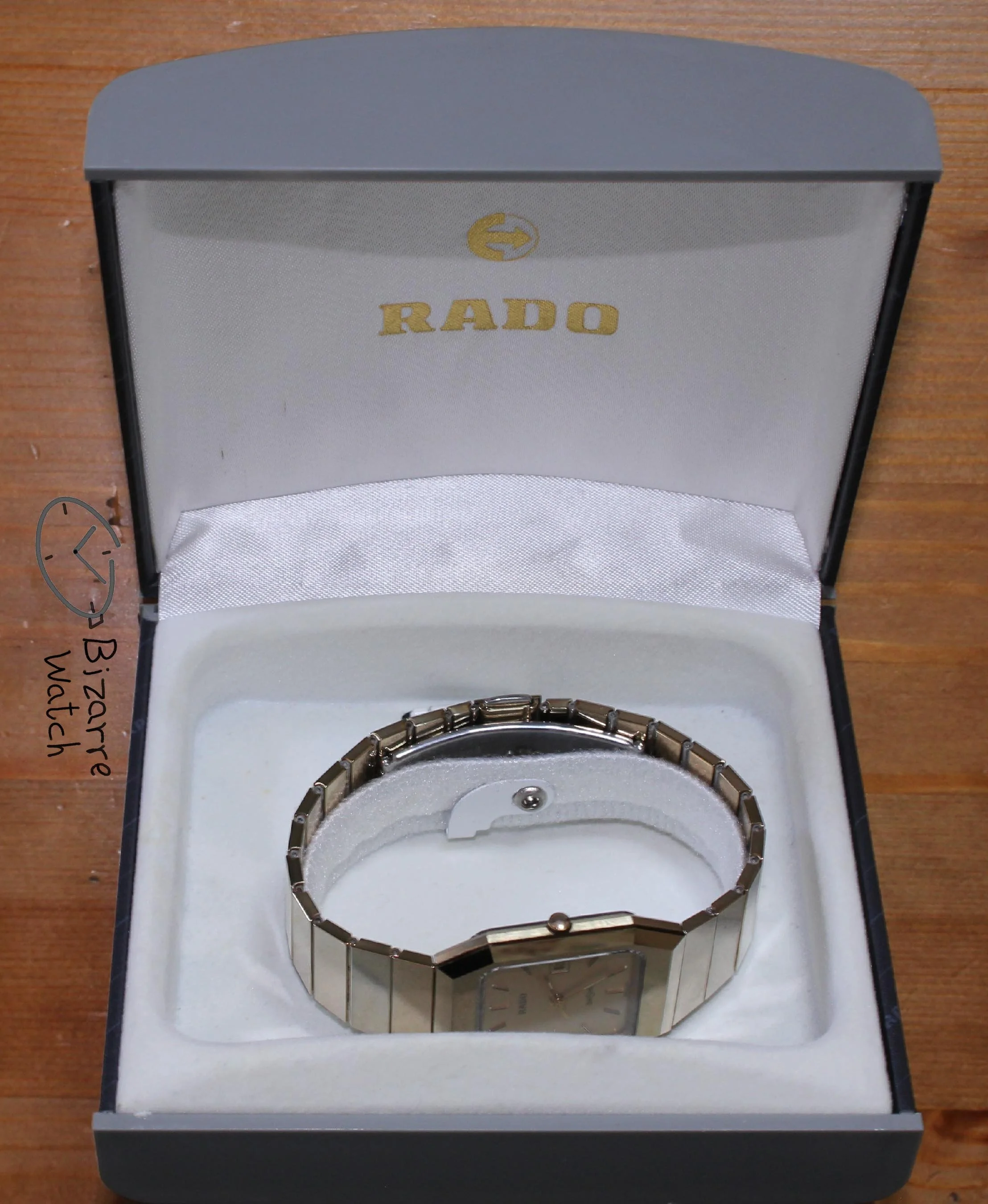 box Vintage Scratchproof Rado Diastar 129.0325.3 Tungsten Mirror Finish Unisex Watch bizarre women men