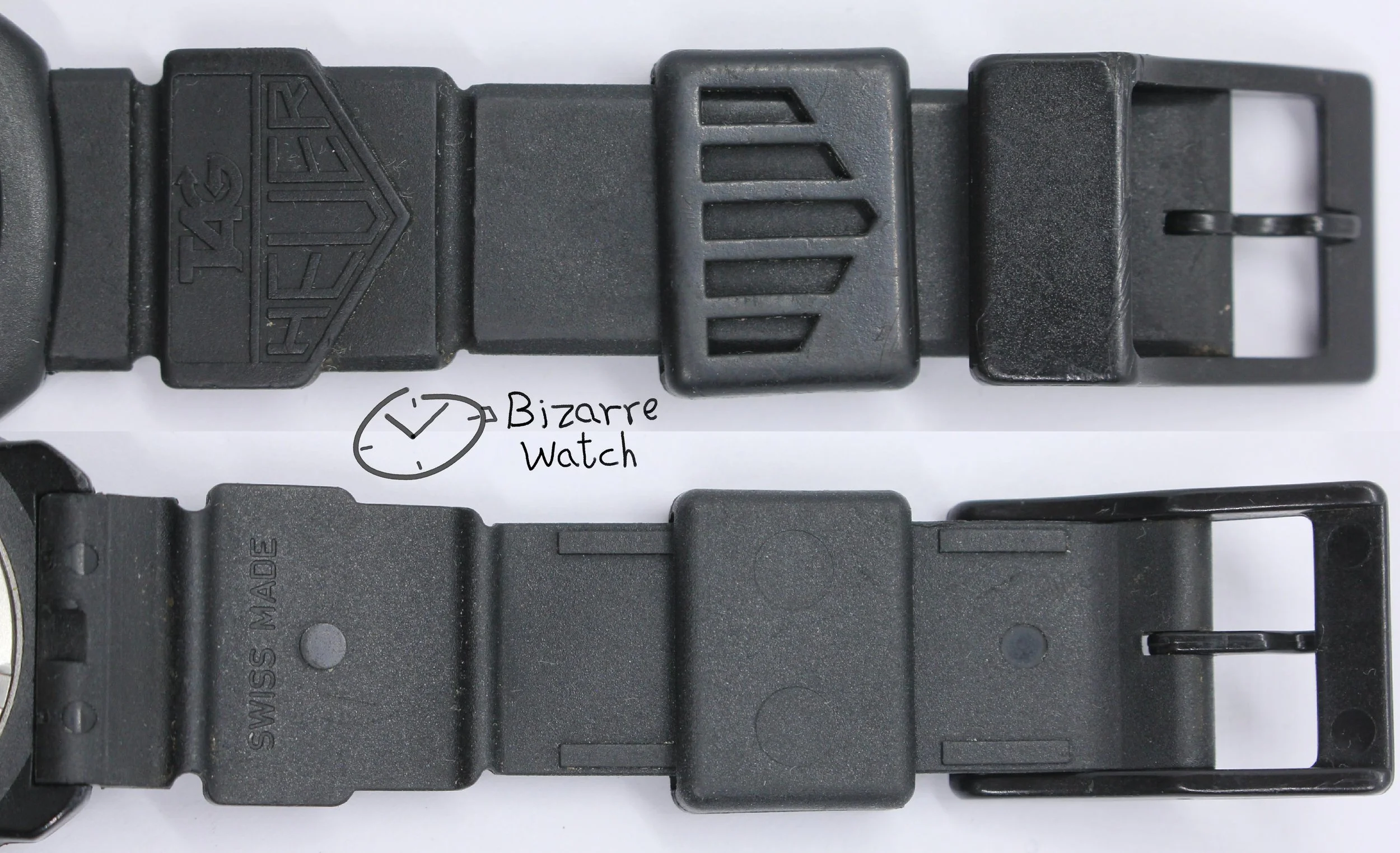 original rubber strap Vintage TAG HEUER Formula 1 200M All Black With Date 383.513 Watch men unisex