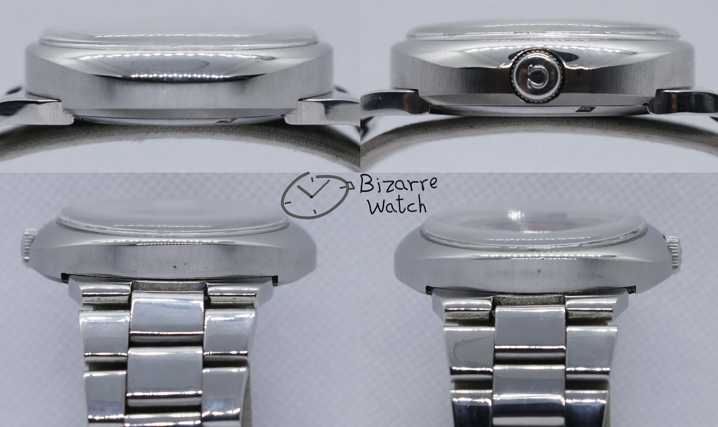 1972 Vintage OMEGA 1481 Dynamic geneve Genève Automatic Tool 107 Men's men Tritium Lume Watch Serviced lapping polished bizarre bizarrewatch