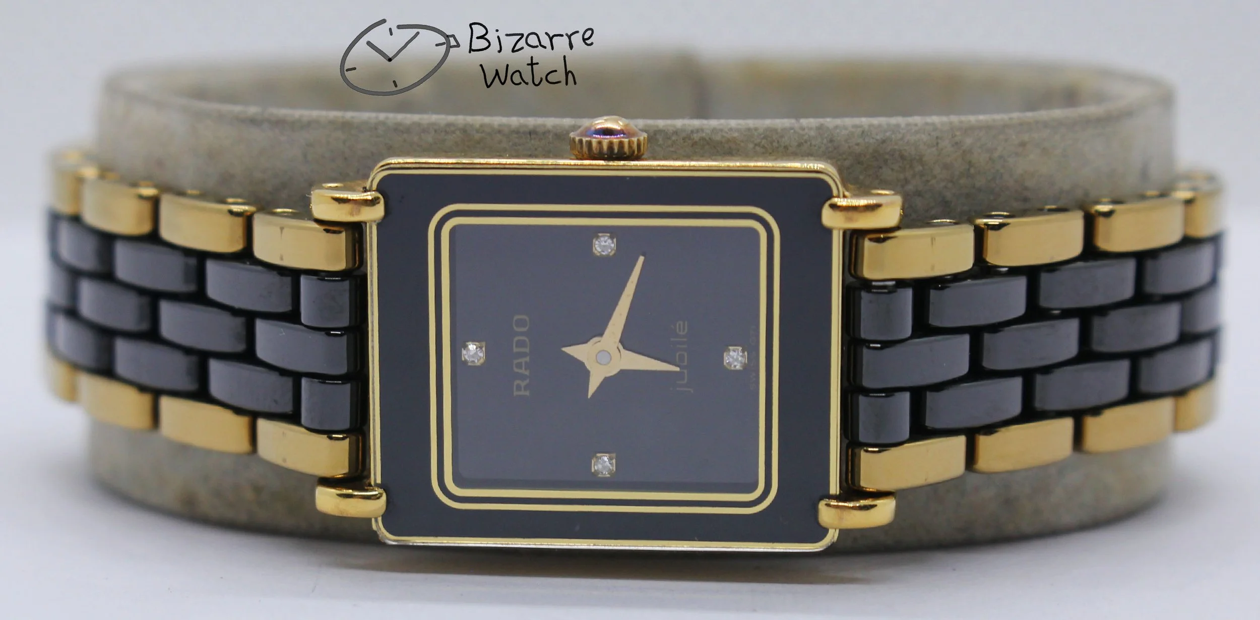 diamonds diamond vintage Jubilé Scratchproof Rado Jubile Diastar 204.0357.3 High Tech Ceramics  ceramic Watch ladies women preowned used