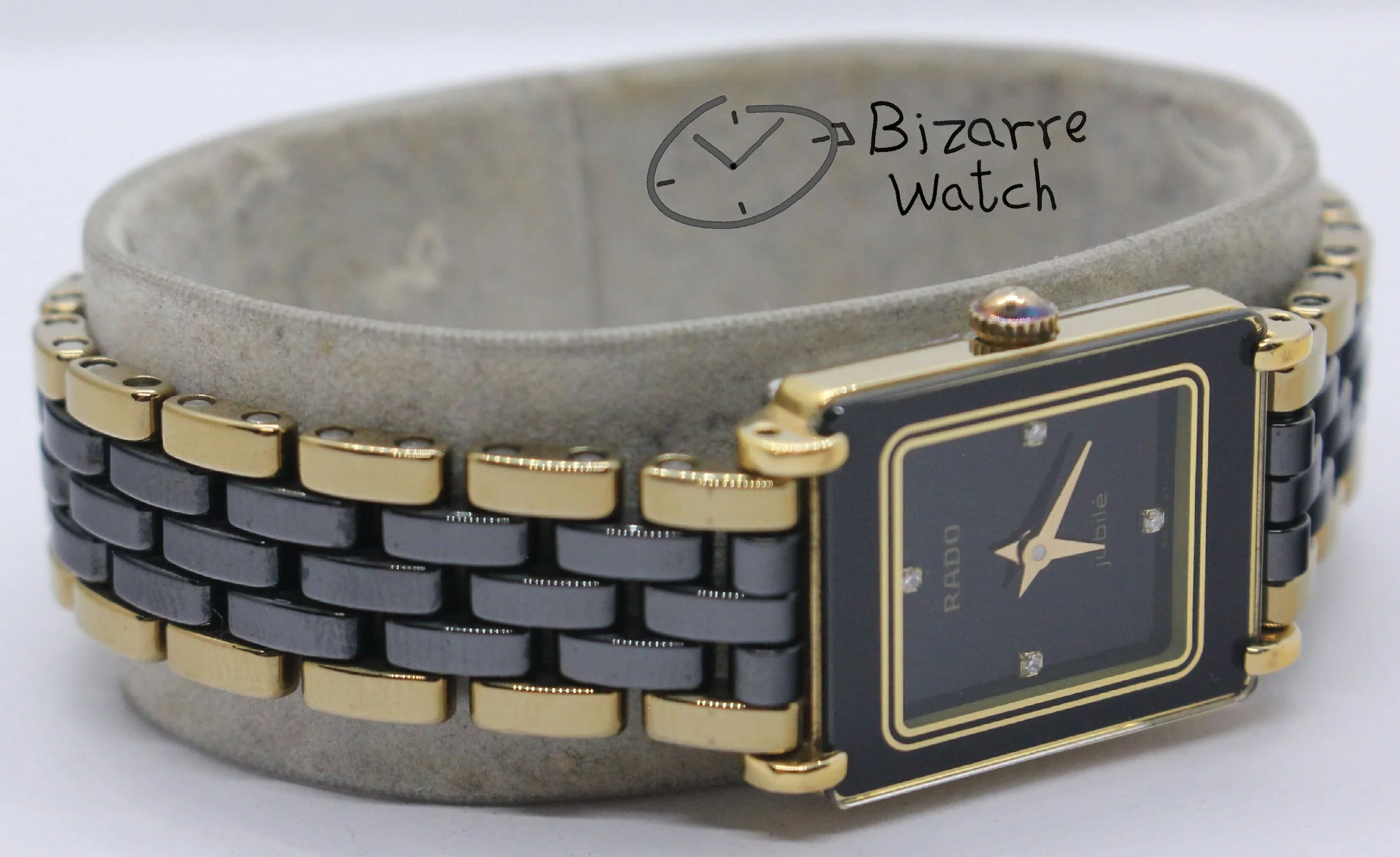 polarised polarized lens view 4 diamonds diamond vintage Jubilé Scratchproof Rado Jubile Diastar 204.0357.3 High Tech Ceramics  ceramic Watch ladies women preowned used