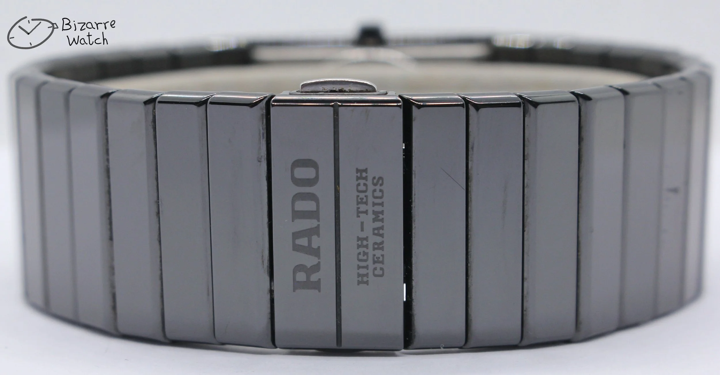 clasp bracelet links vintage 4 Diamonds 24mm Jubilé Scratchproof Rado Ceramica Jubilee 111.0348.3 Ceramic Watch women men unisex