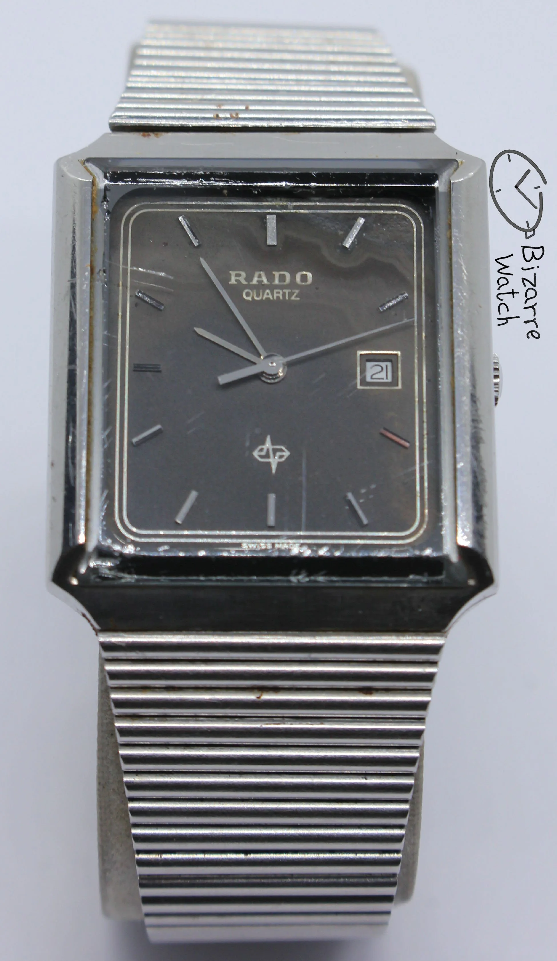 Vintage Rado 111.3106.4 stainless steel Watch preowned used bizarre