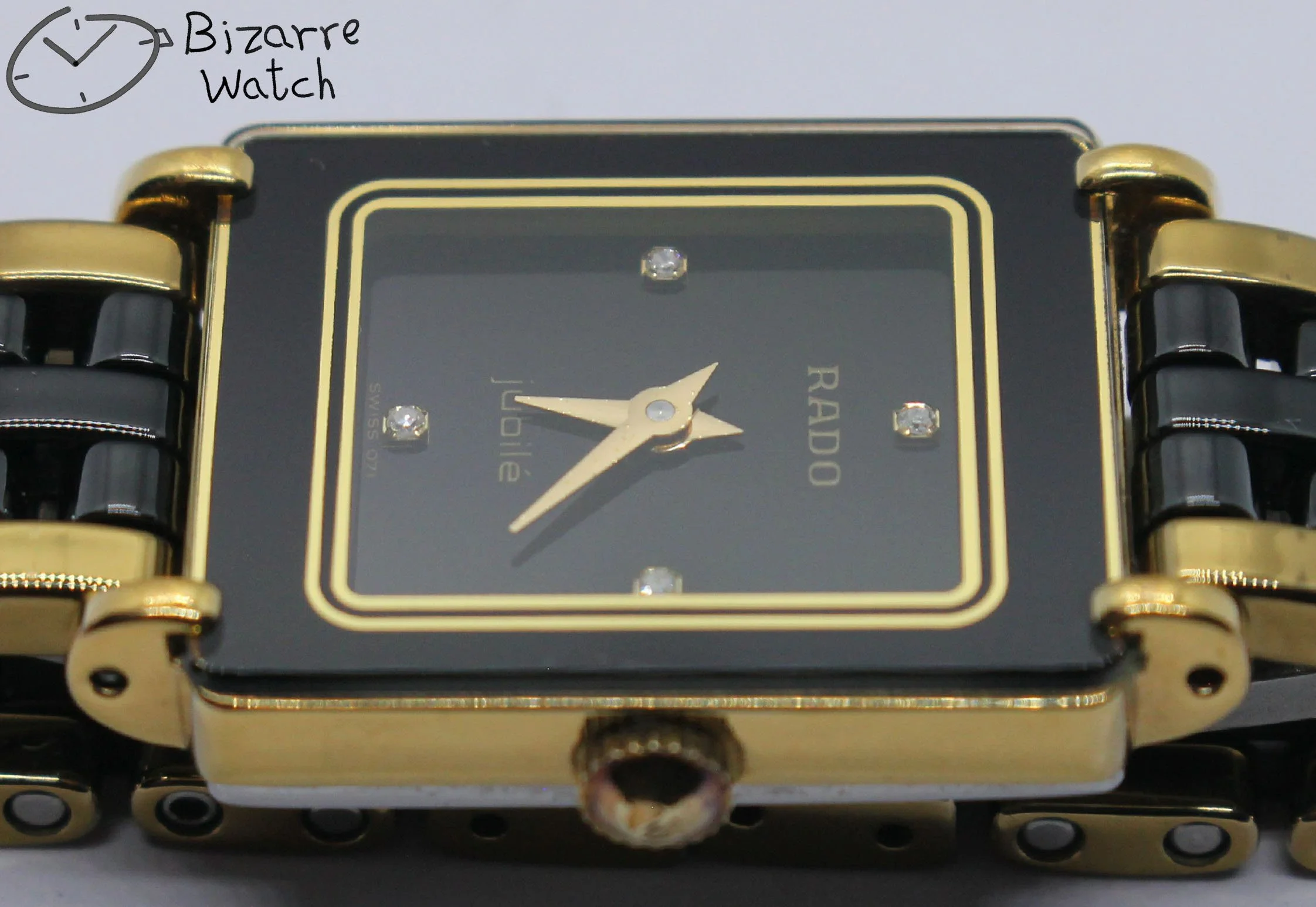 polarised polarized lens view 4 diamonds diamond vintage Jubilé Scratchproof Rado Jubile Diastar 204.0357.3 High Tech Ceramics  ceramic Watch ladies women preowned used