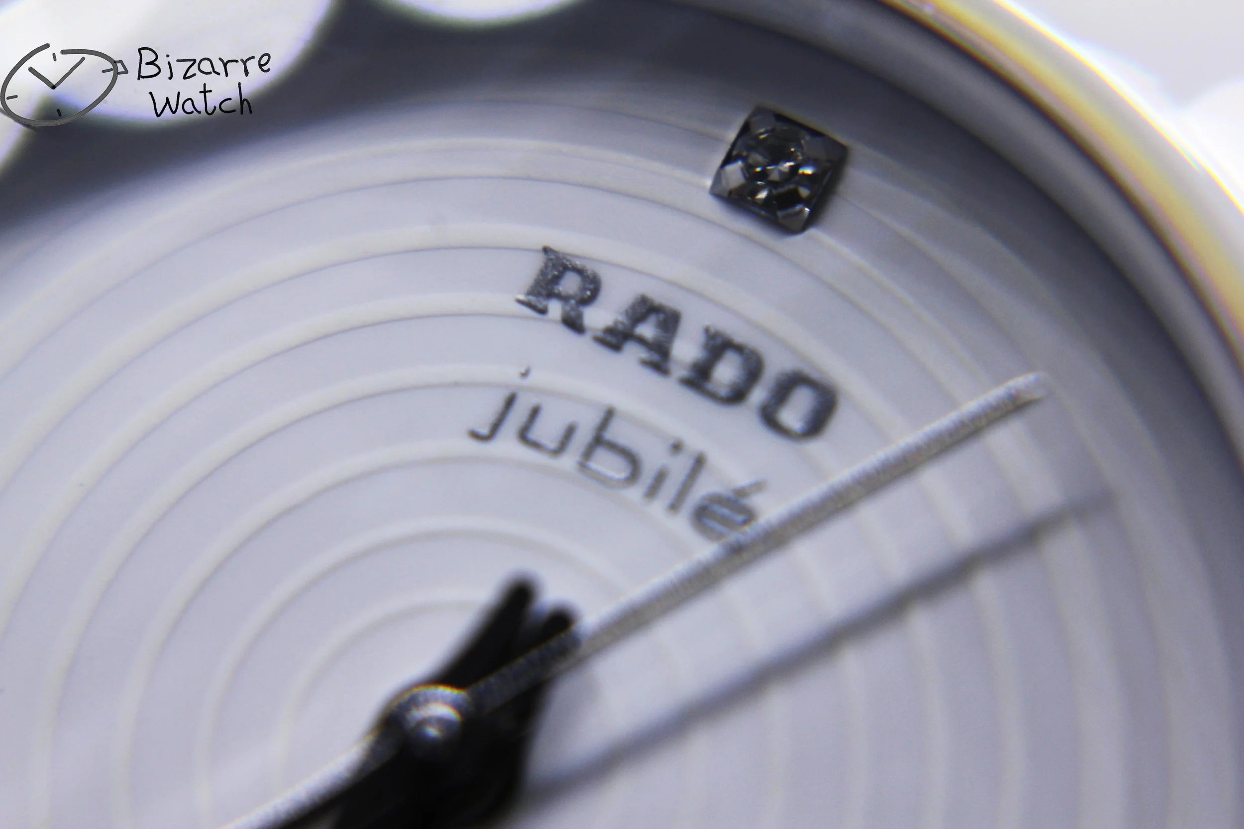 crown dial hands logo 073 diamond Diamonds Ladies Rado Jubile Jubilé 318.0696.3 True White Ceramic Watch women ladies scratchproof high tech