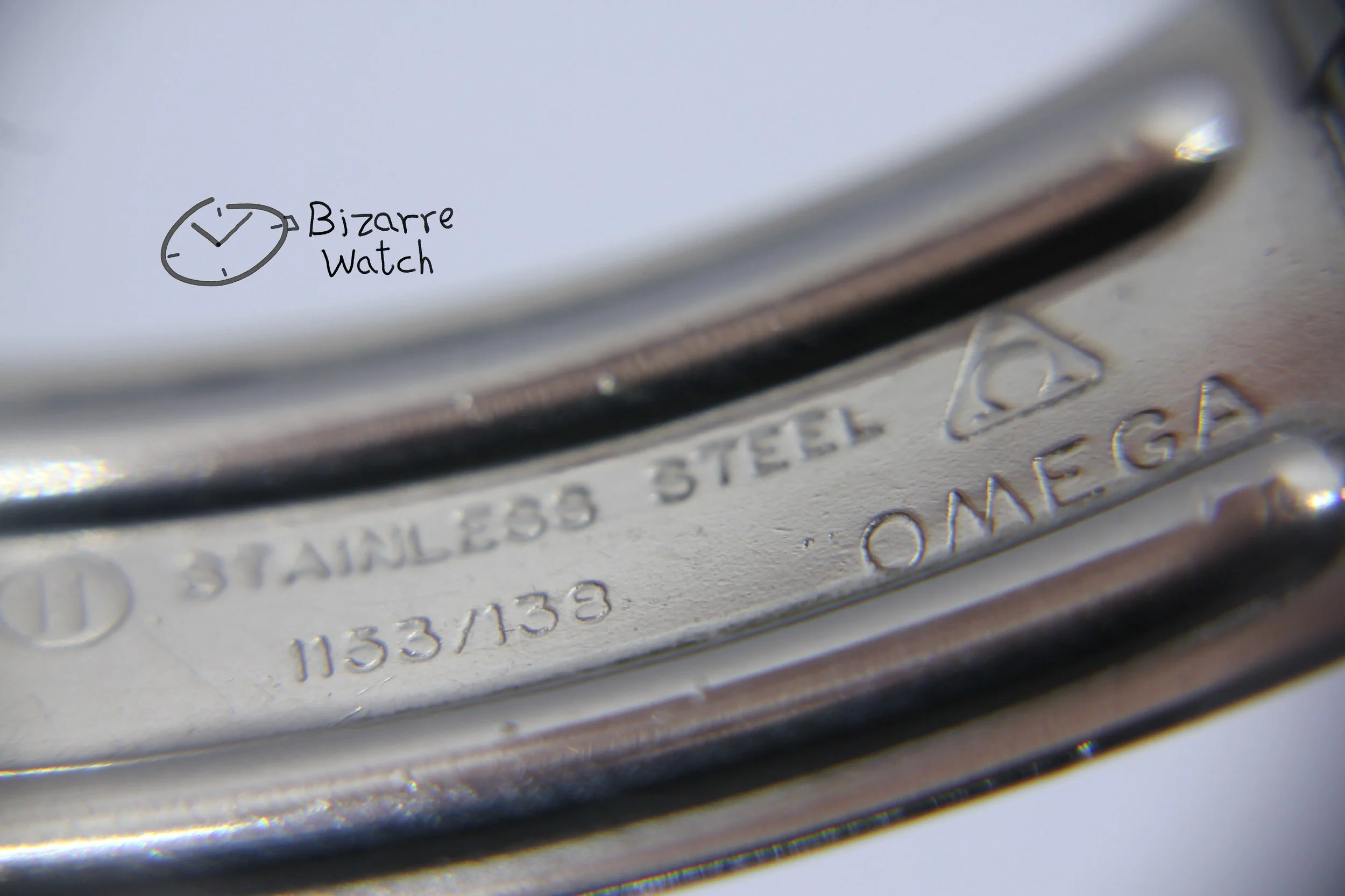 clasp 1153/138 1972 Vintage OMEGA 1481 Dynamic geneve Genève Automatic Tool 107 Men's men Tritium Lume Watch Serviced lapping polished bizarre bizarrewatch