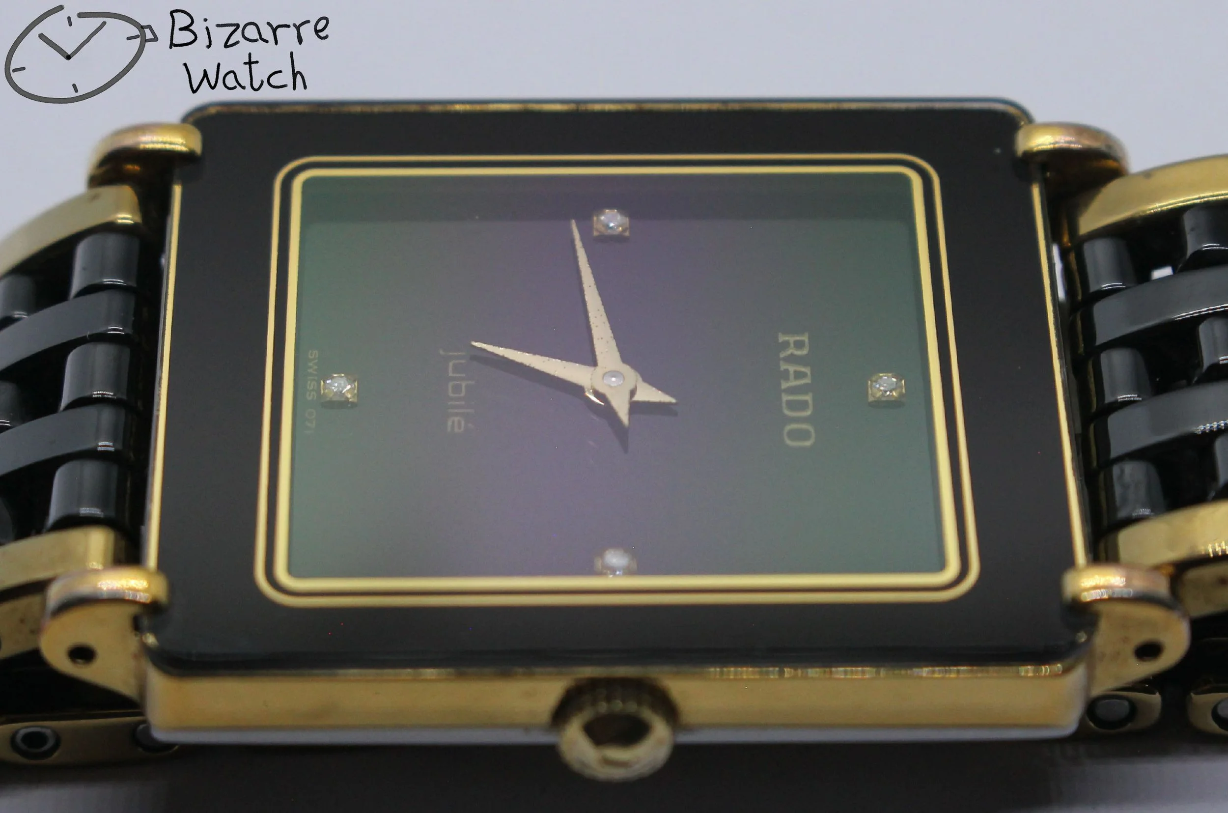 polarised polarized lens view 4 diamonds diamond vintage Jubilé Scratchproof Rado Jubile Diastar 204.0356.3 High Tech Ceramics  ceramic Watch ladies women preowned used