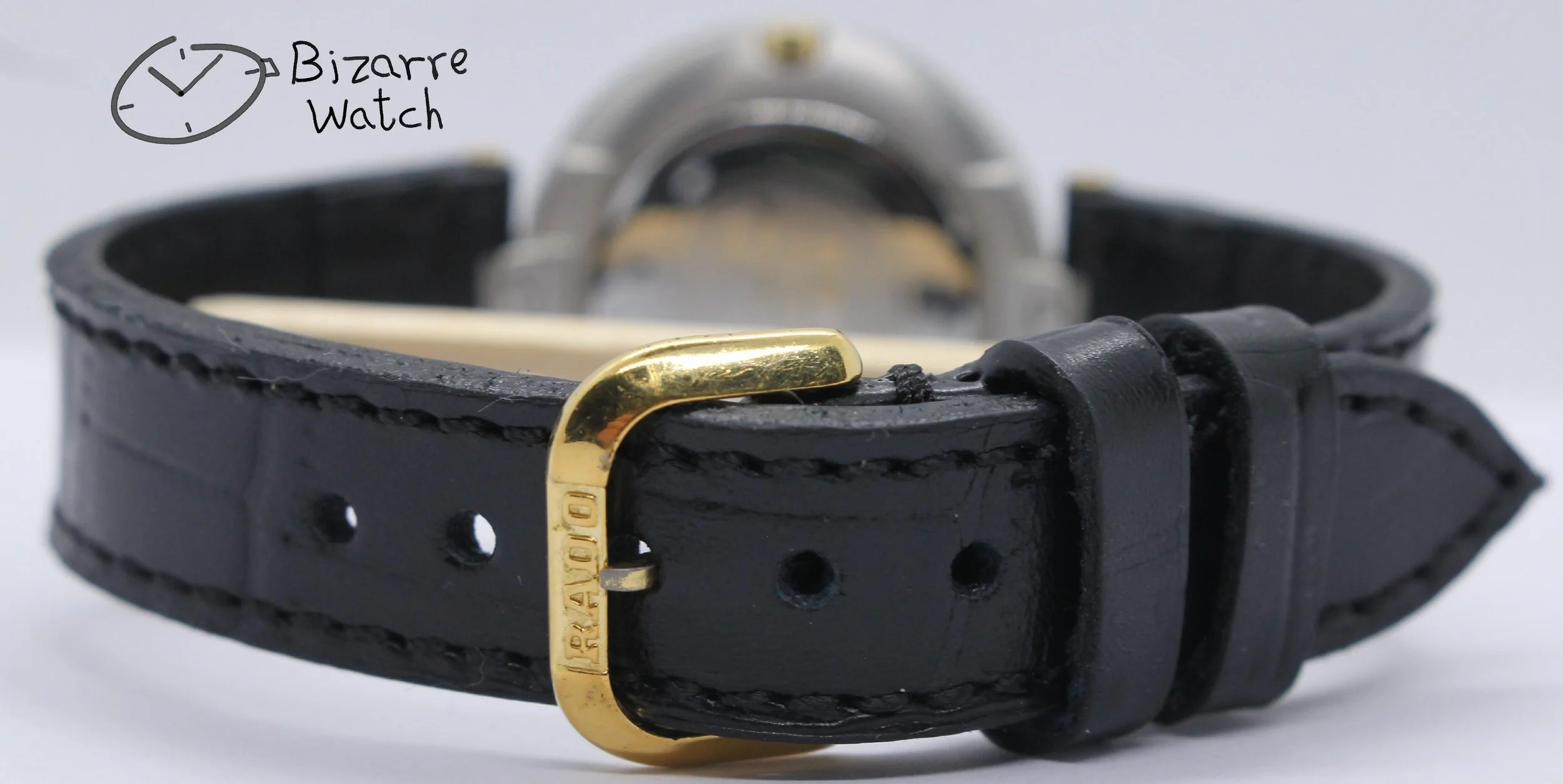 handmade band 129.3575.4 Long Strap Vintage Rado La Coupole 129.3575.4N Genuine Leather Watch bizarre women men unisex