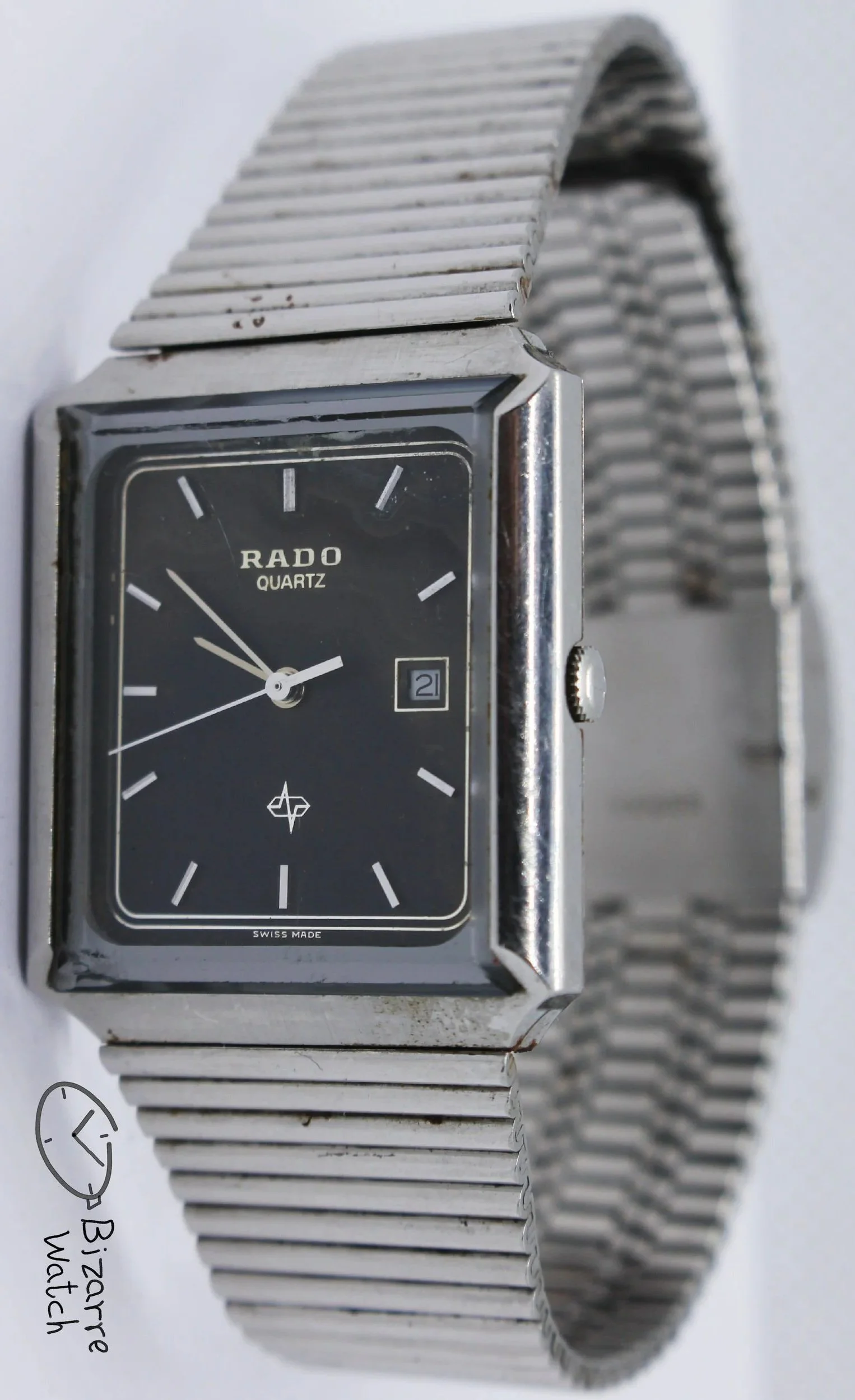 Vintage Rado 111.3106.4 stainless steel Watch preowned used bizarre