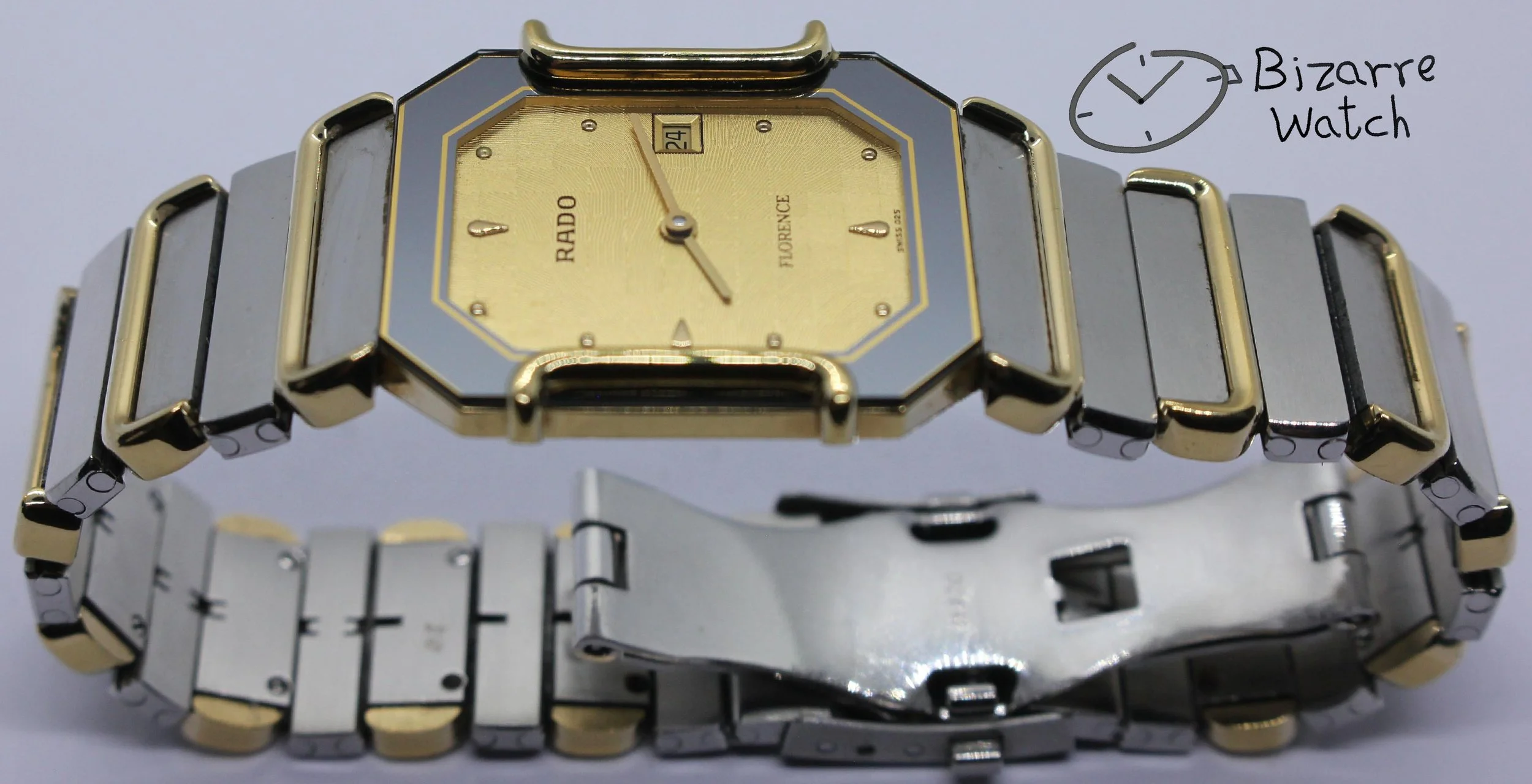 polarised polarized lens view Rare Vintage Rado Florence 160.3409.2 Two Tone 28mm Watch unisex men women ladies