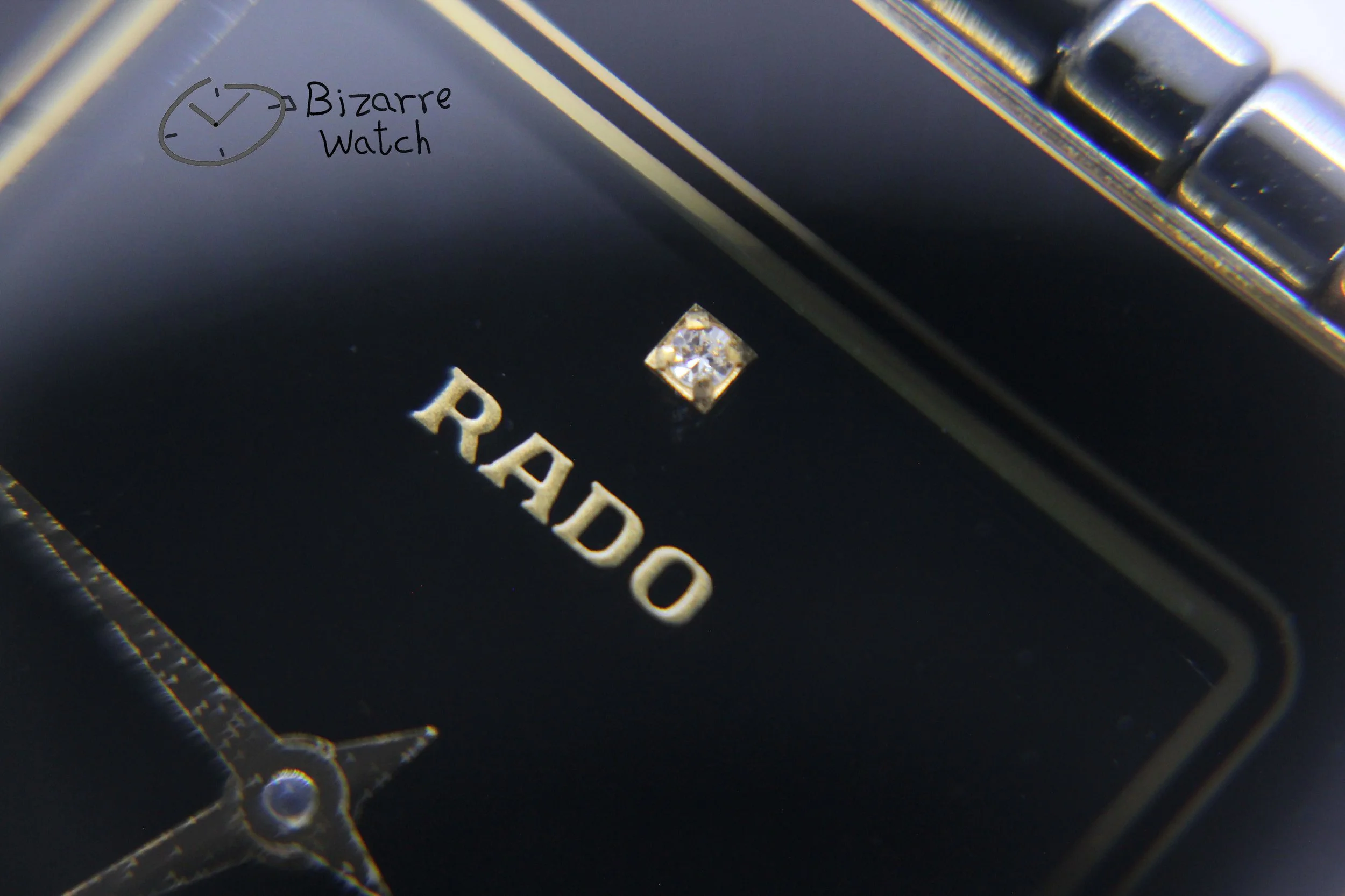 dial 071 logo hands 4 diamonds diamond vintage Jubilé Scratchproof Rado Jubile Diastar 204.0356.3 High Tech Ceramics  ceramic Watch ladies women preowned used