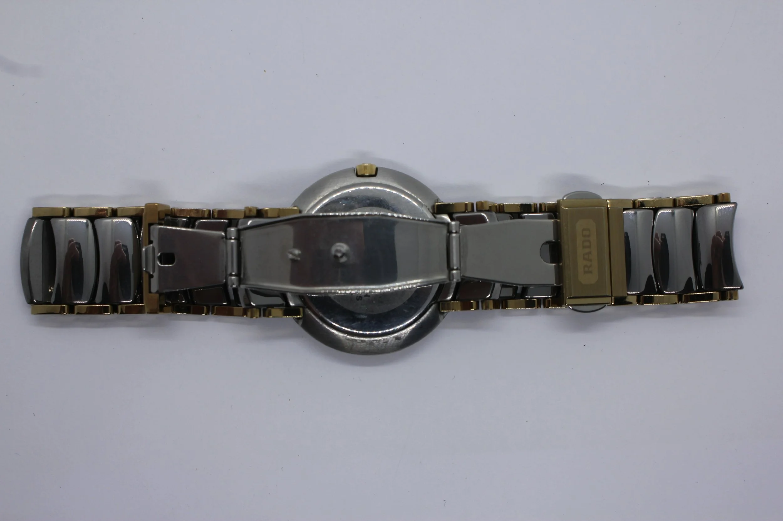 clasp 04149 Scratchproof Rado Coupole Silver 129.0326.3 Ceramic Band Domed Sapphire Watch men women unisex vintage bizarre