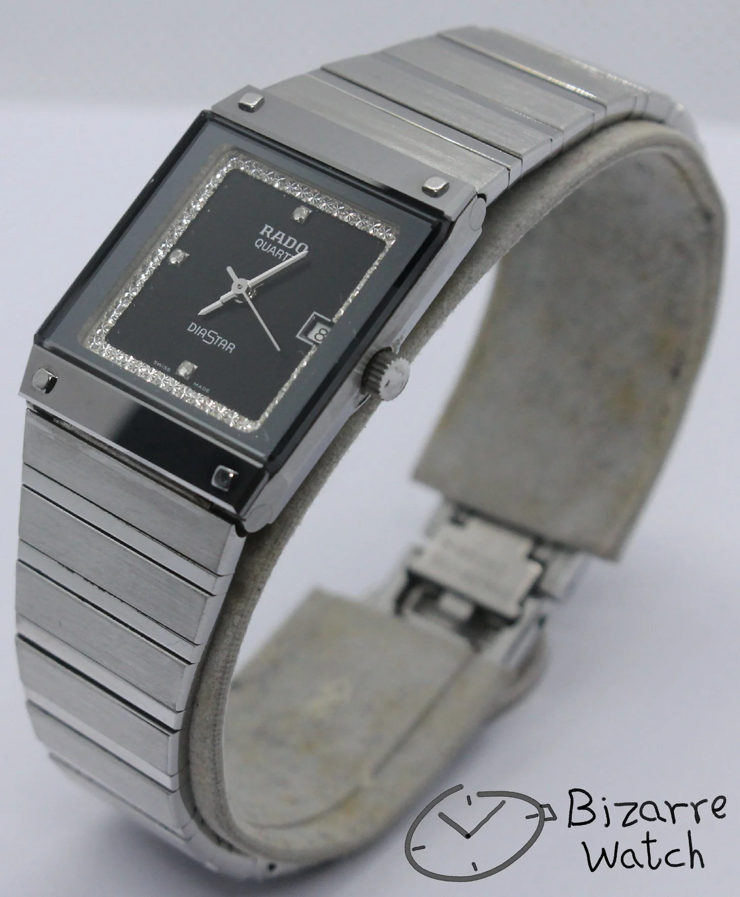 Scratchproof 23mm Rado Diastar 111.0156.3 Tungsten Sapphire Watch 