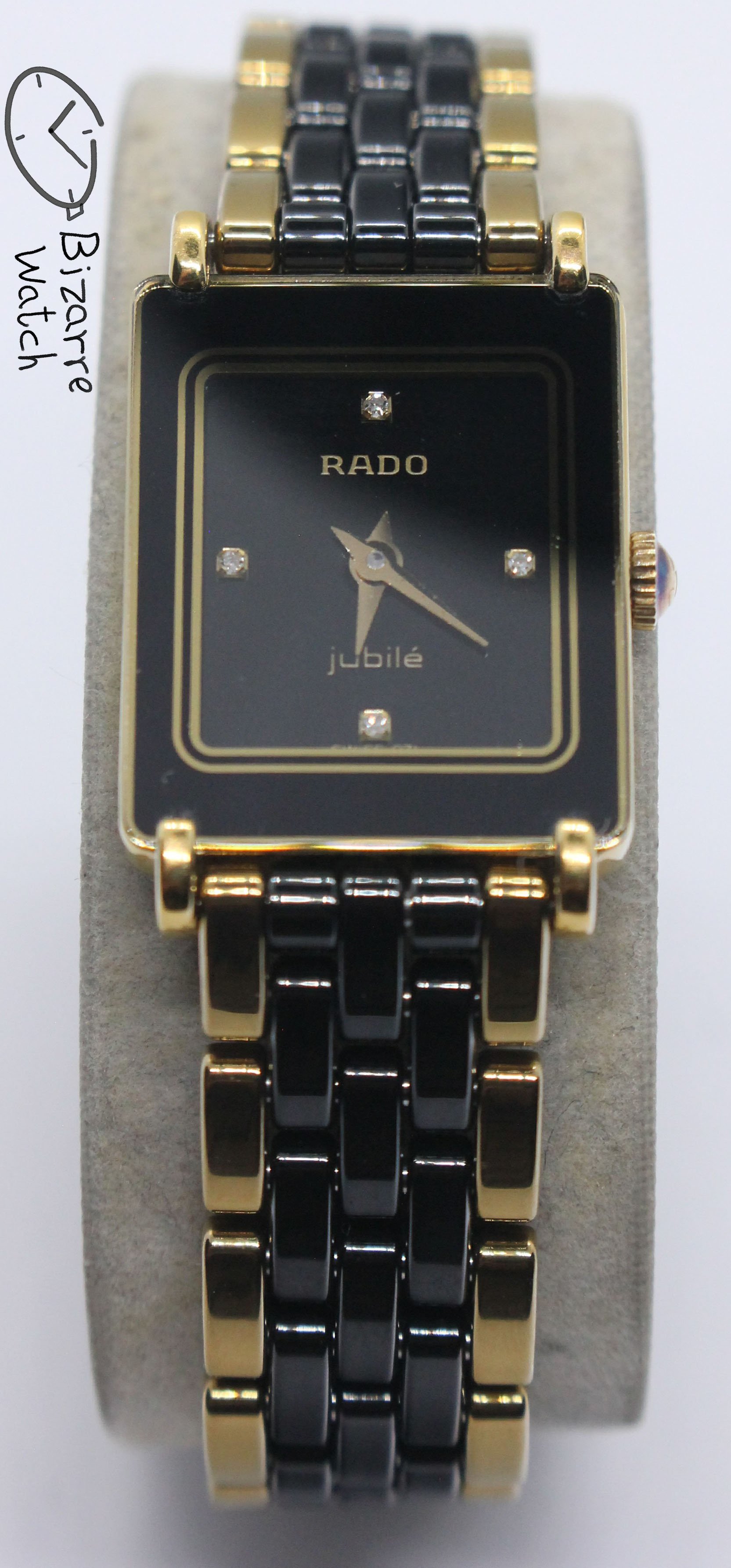 4 diamonds diamond vintage Jubilé Scratchproof Rado Jubile Diastar 204.0357.3 High Tech Ceramics  ceramic Watch ladies women preowned used
