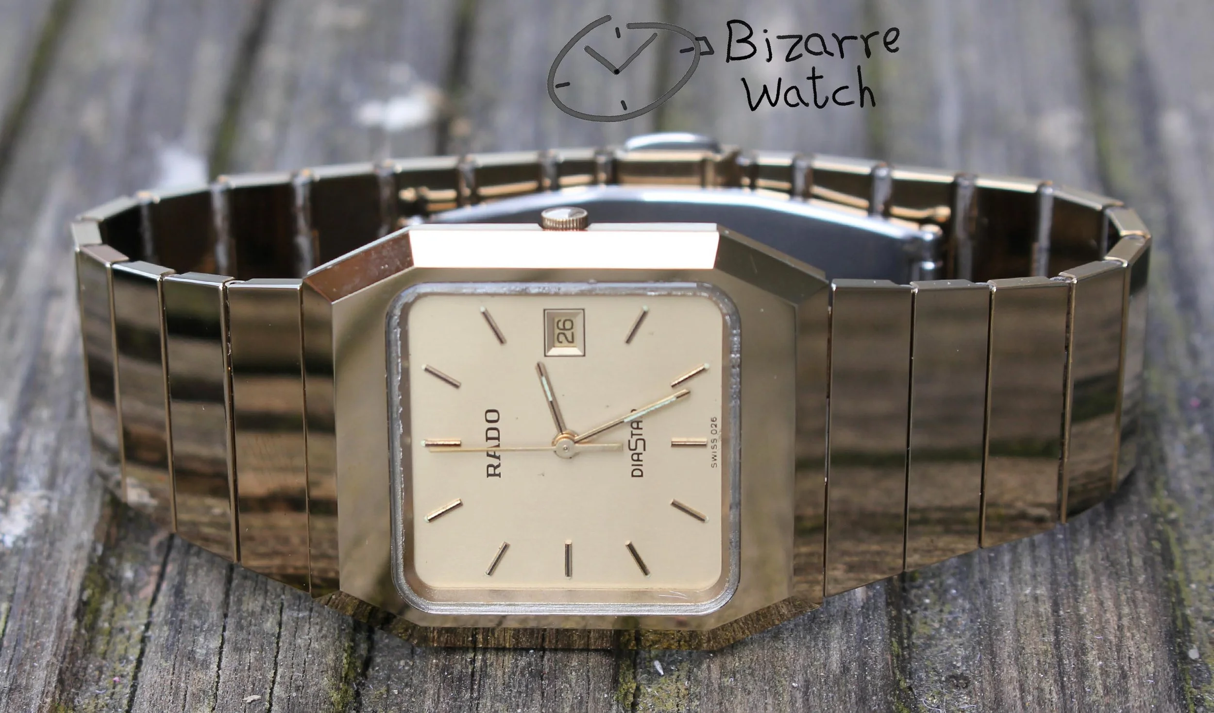 Vintage Scratchproof Rado Diastar 129.0325.3 Tungsten Mirror Finish Unisex Watch bizarre women men