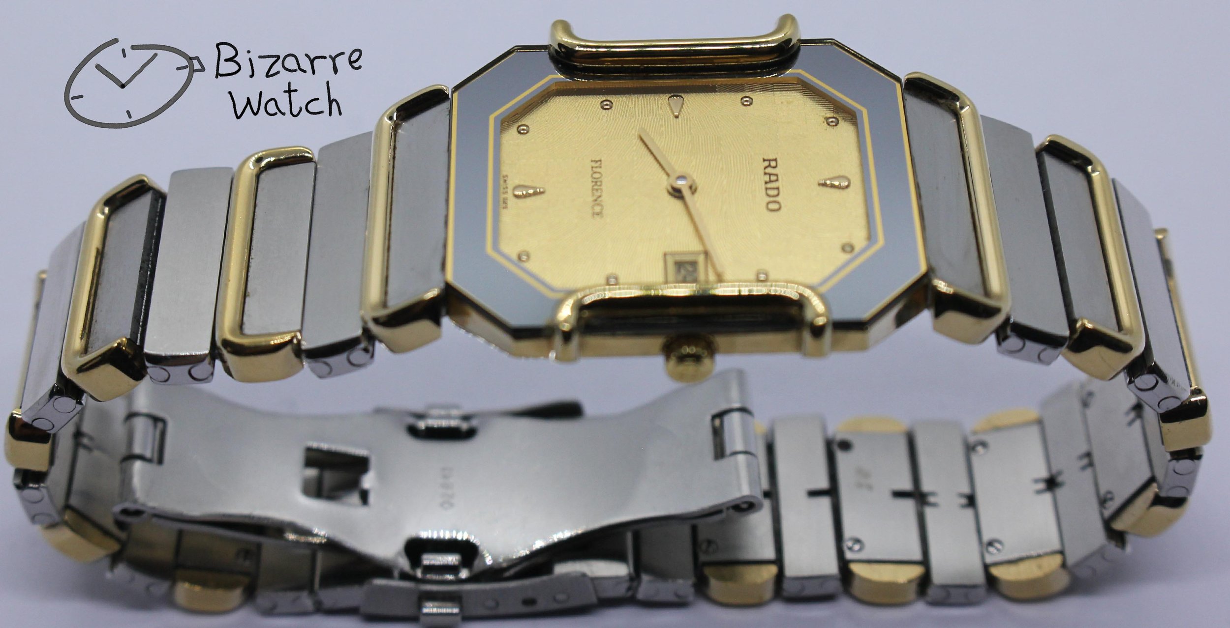 polarised polarized lens view Rare Vintage Rado Florence 160.3409.2 Two Tone 28mm Watch unisex men women ladies