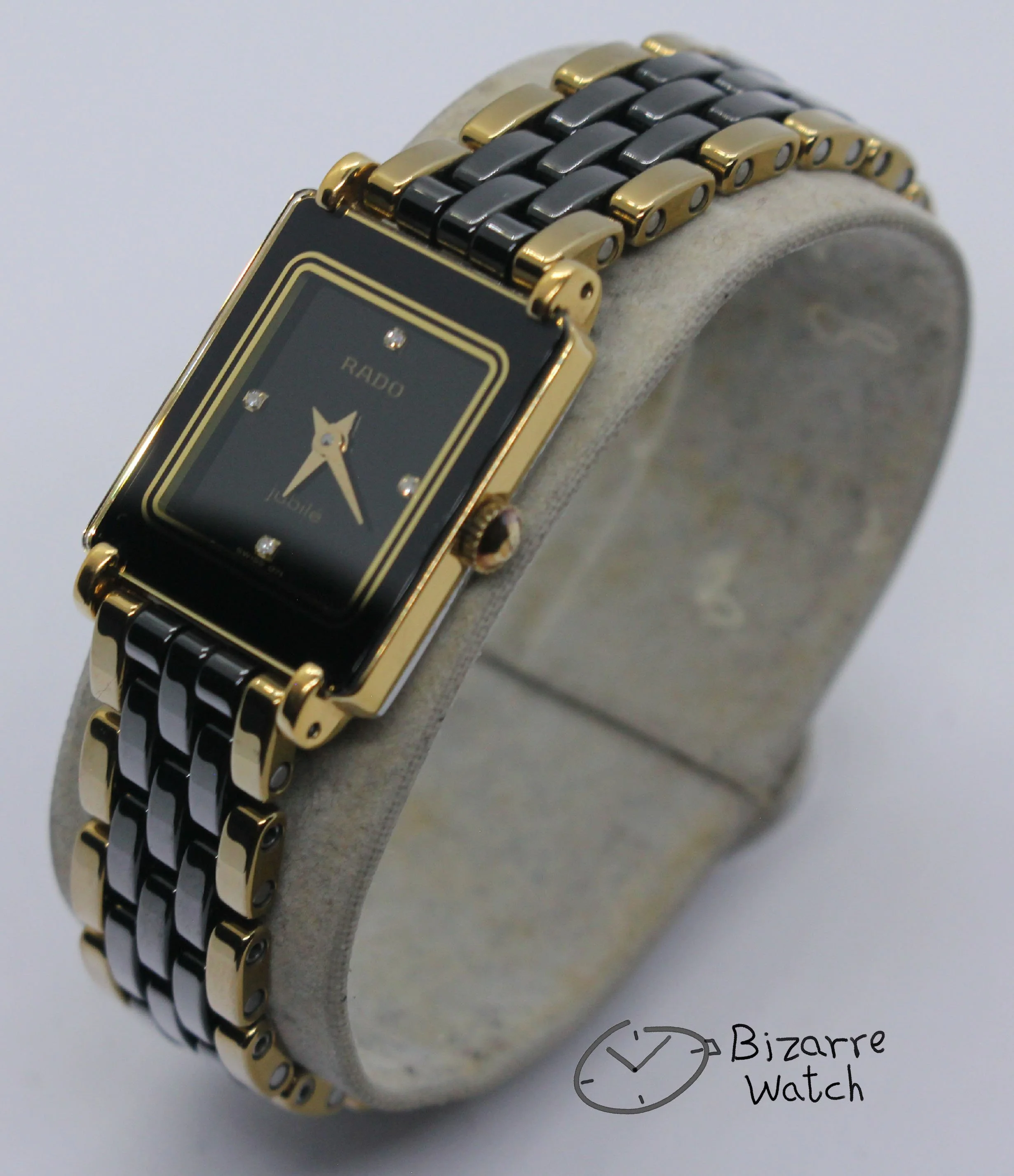 4 diamonds diamond vintage Jubilé Scratchproof Rado Jubile Diastar 204.0357.3 High Tech Ceramics  ceramic Watch ladies women preowned used