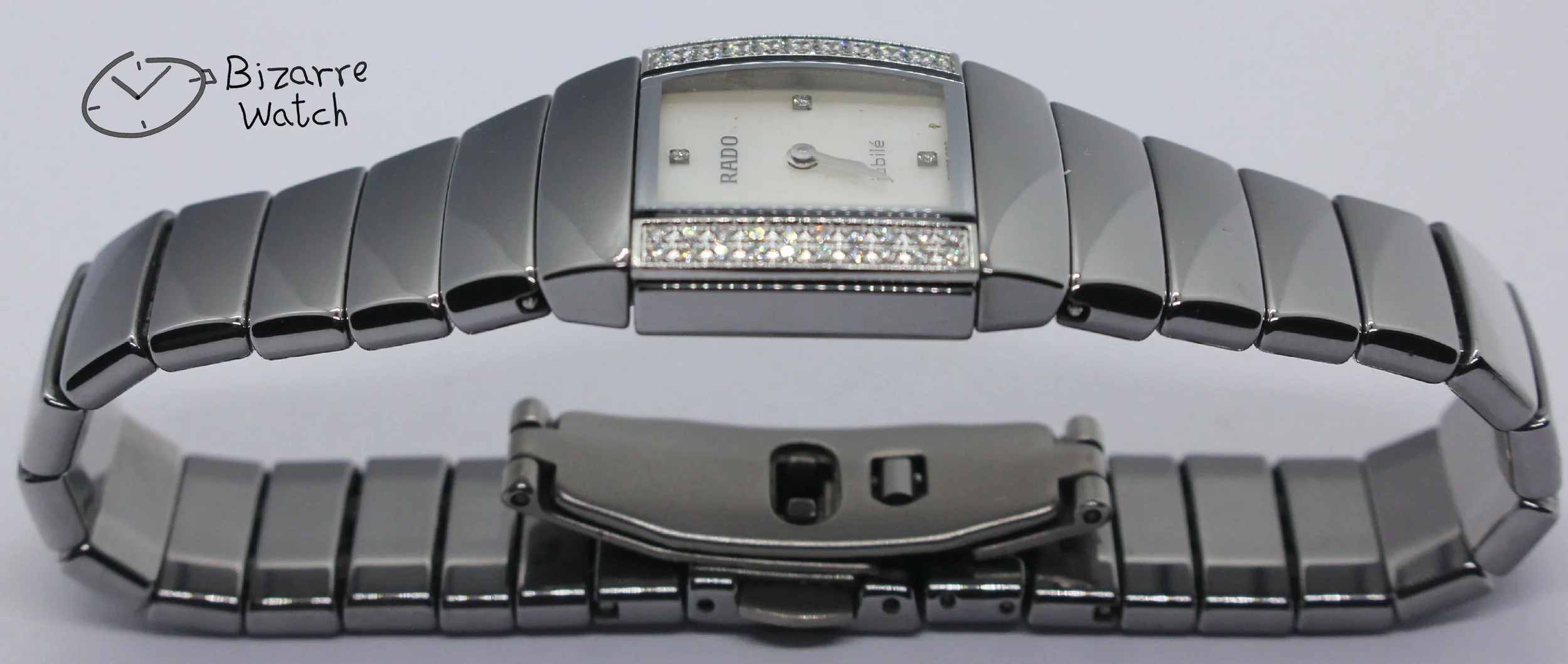 polarised polarized lens view Diamond Rado Sintra Jubilé jubilee jubile Mother Of Pearl 22mm 153.0578.3 Ceramic Watch ladies women titanium silver bizarre