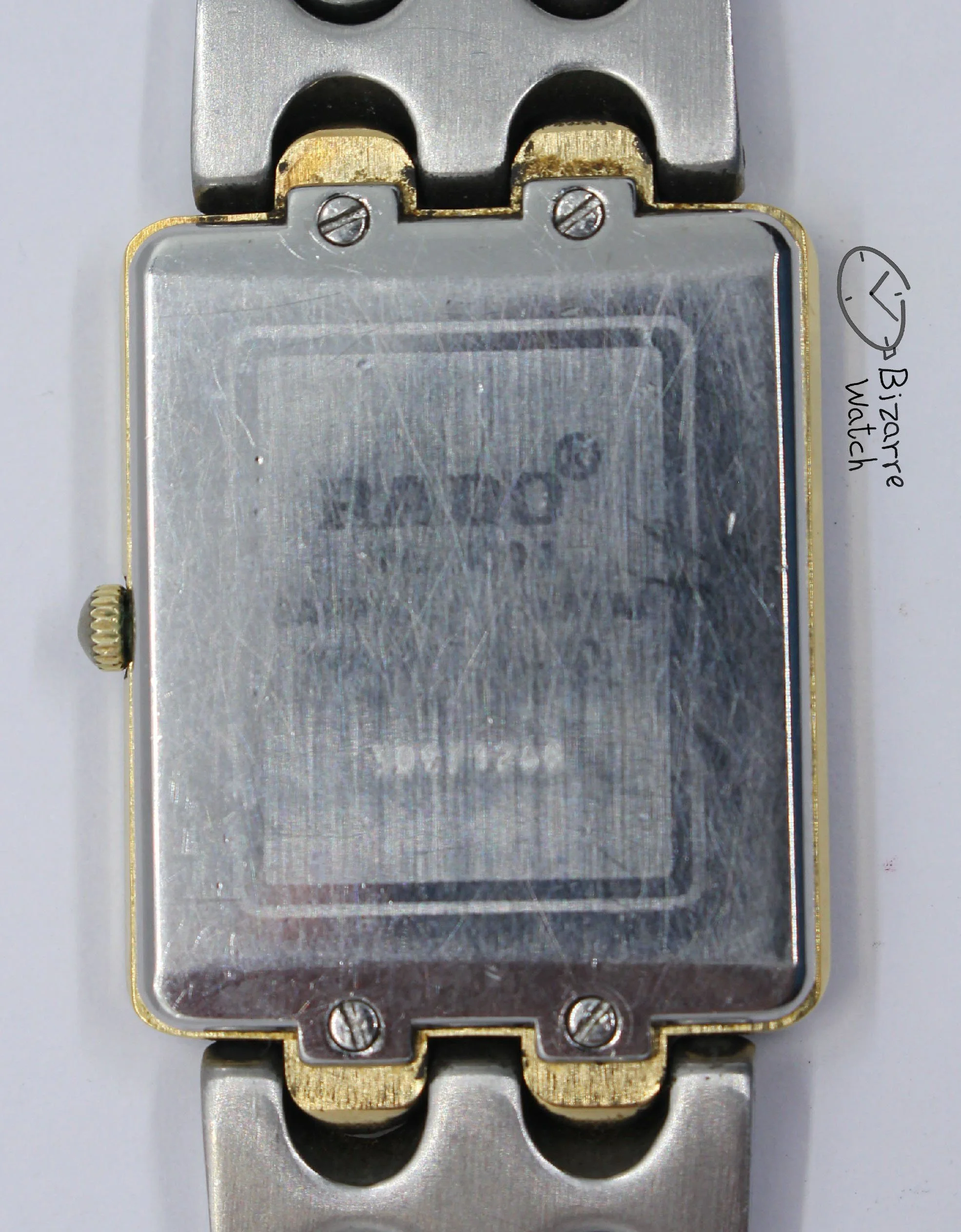 caseback Vintage Goldplated 24mm Rado Florence 160.3530.2 Two Tone Bracelet Watch women men unisex used preowned pre-owned bizarre