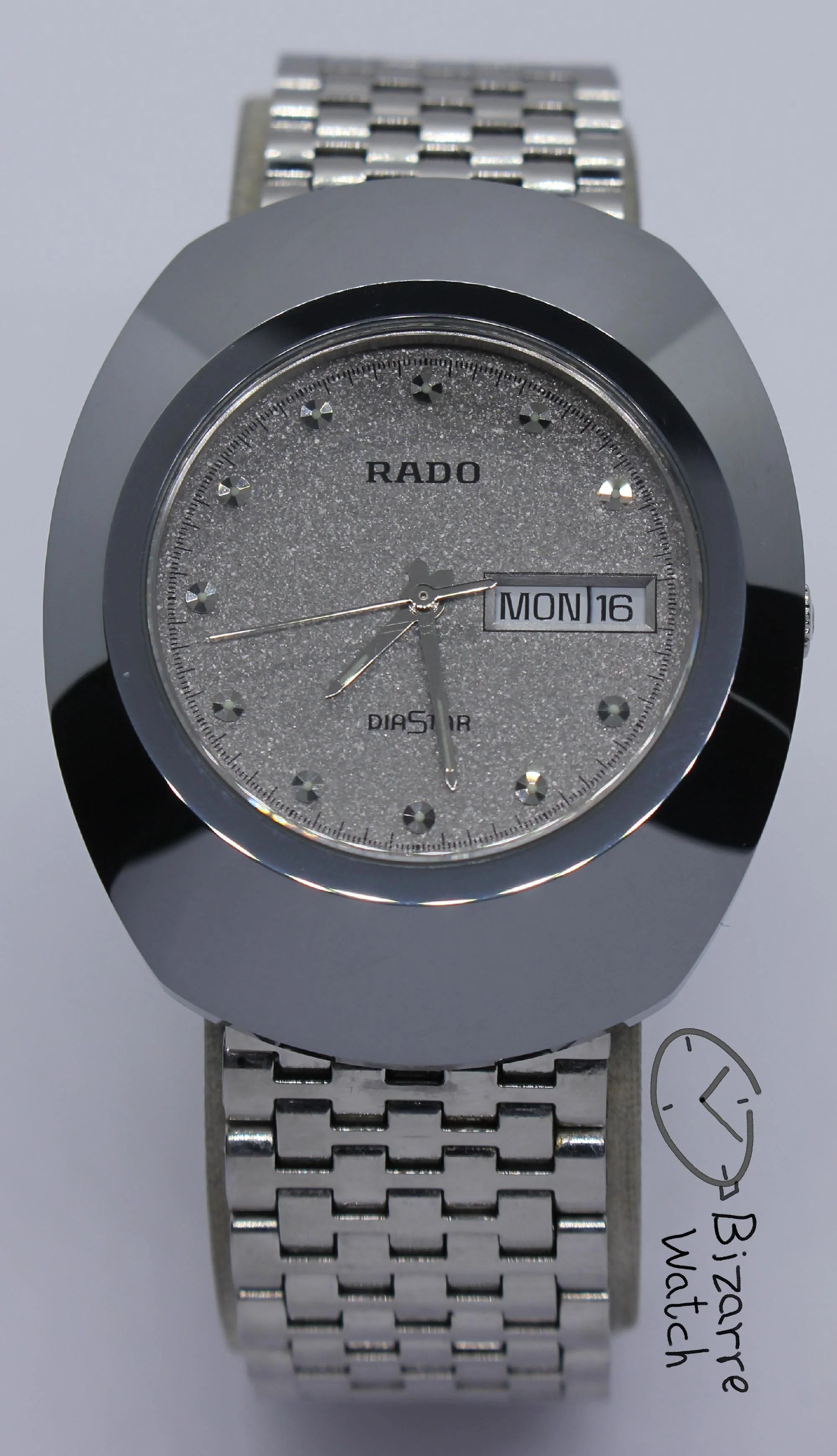 new used vintage Rado The Original 114.0391.3 Silver Tungsten Case Steel Bracelet women men watch unisex bizarre