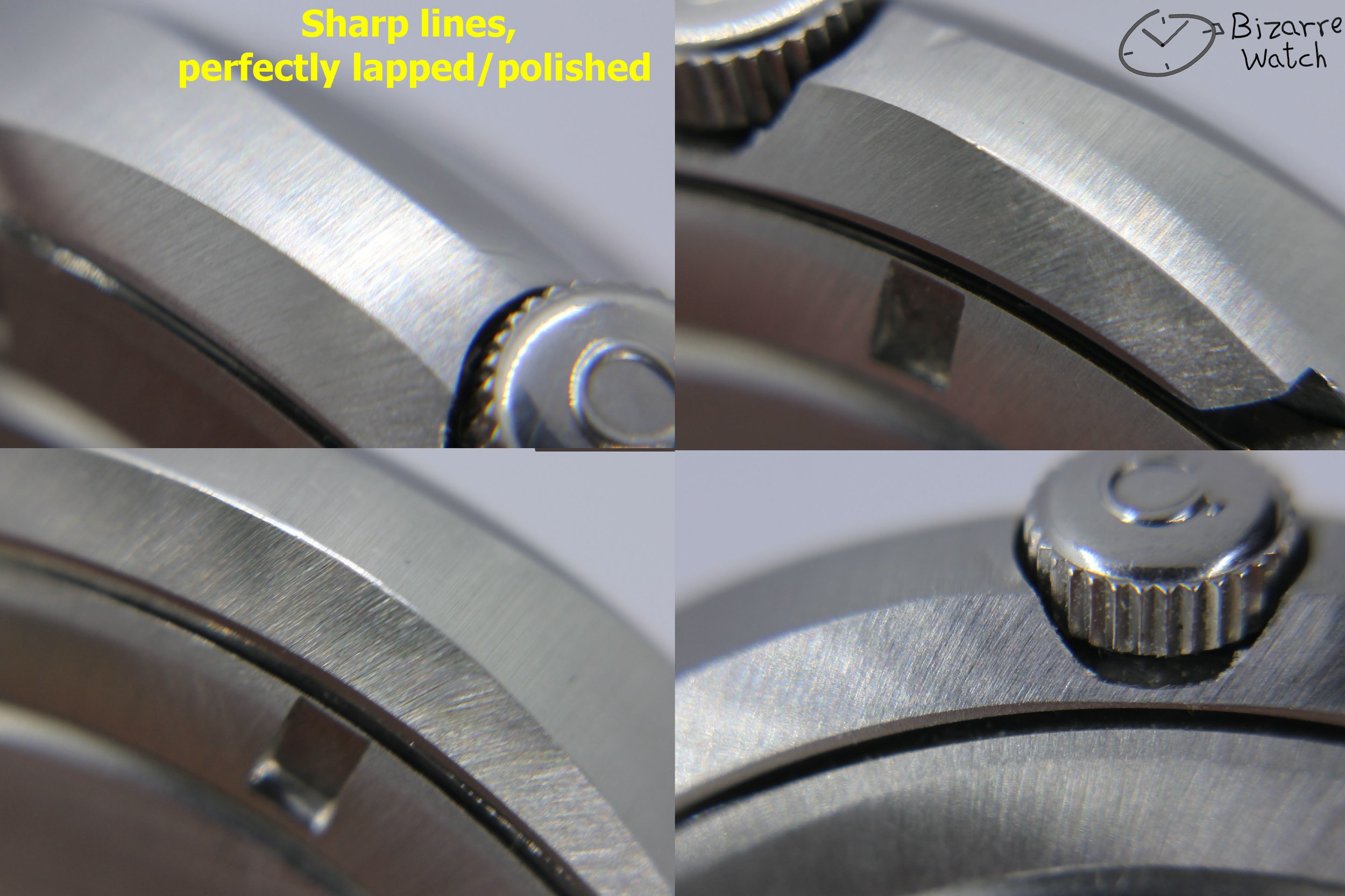 sharp lines polishing lapping case 1972 Vintage OMEGA 1481 Dynamic geneve Genève Automatic Tool 107 Men's men Tritium Lume Watch Serviced lapping polished bizarre bizarrewatch