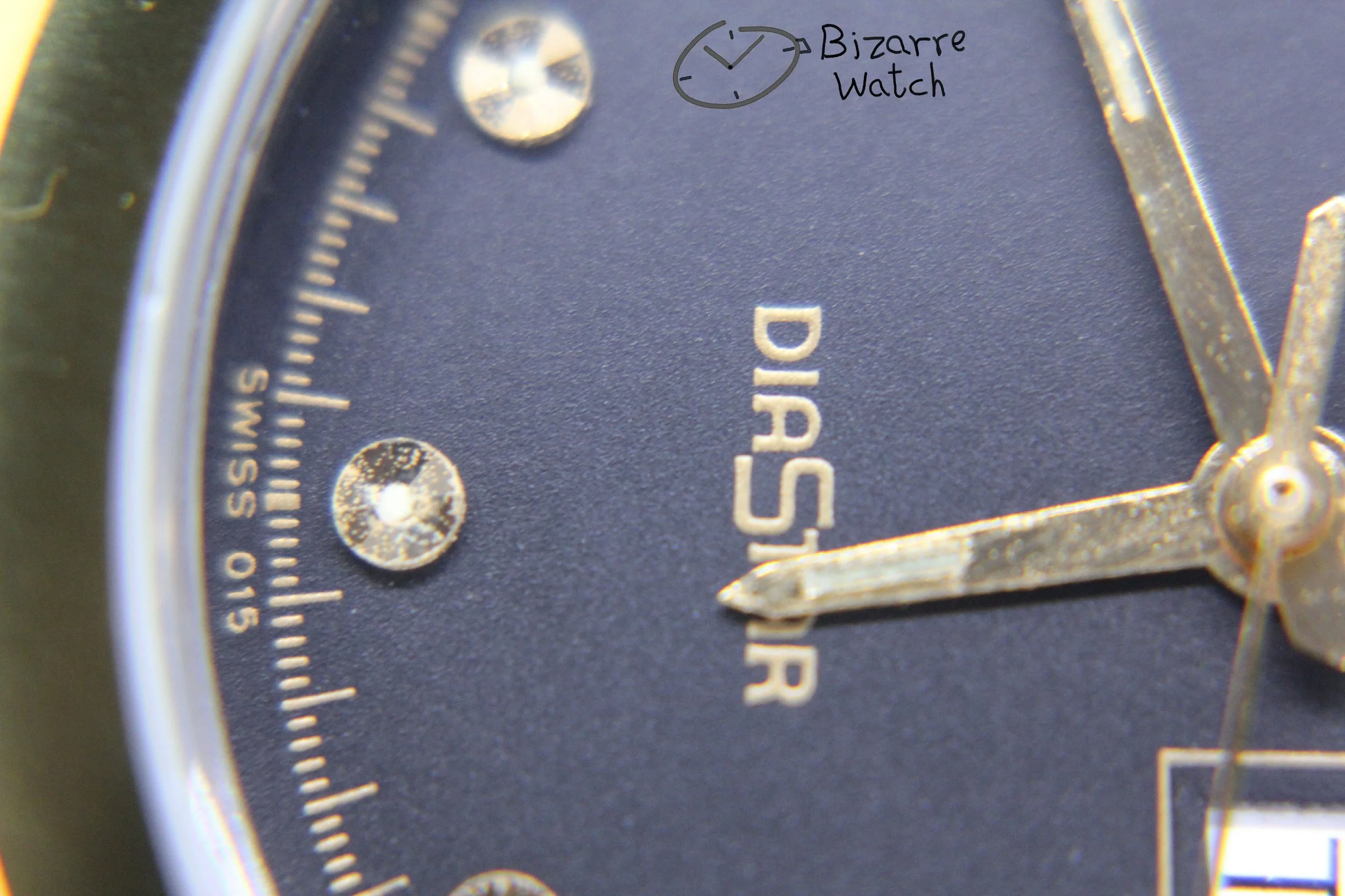 dial 015 gold RADO The Original Diastar Scratchproof 114.0393.3 Day Date 36mm Goldplated Watch bizarrewatch bizarre men unisex women crown hands logo